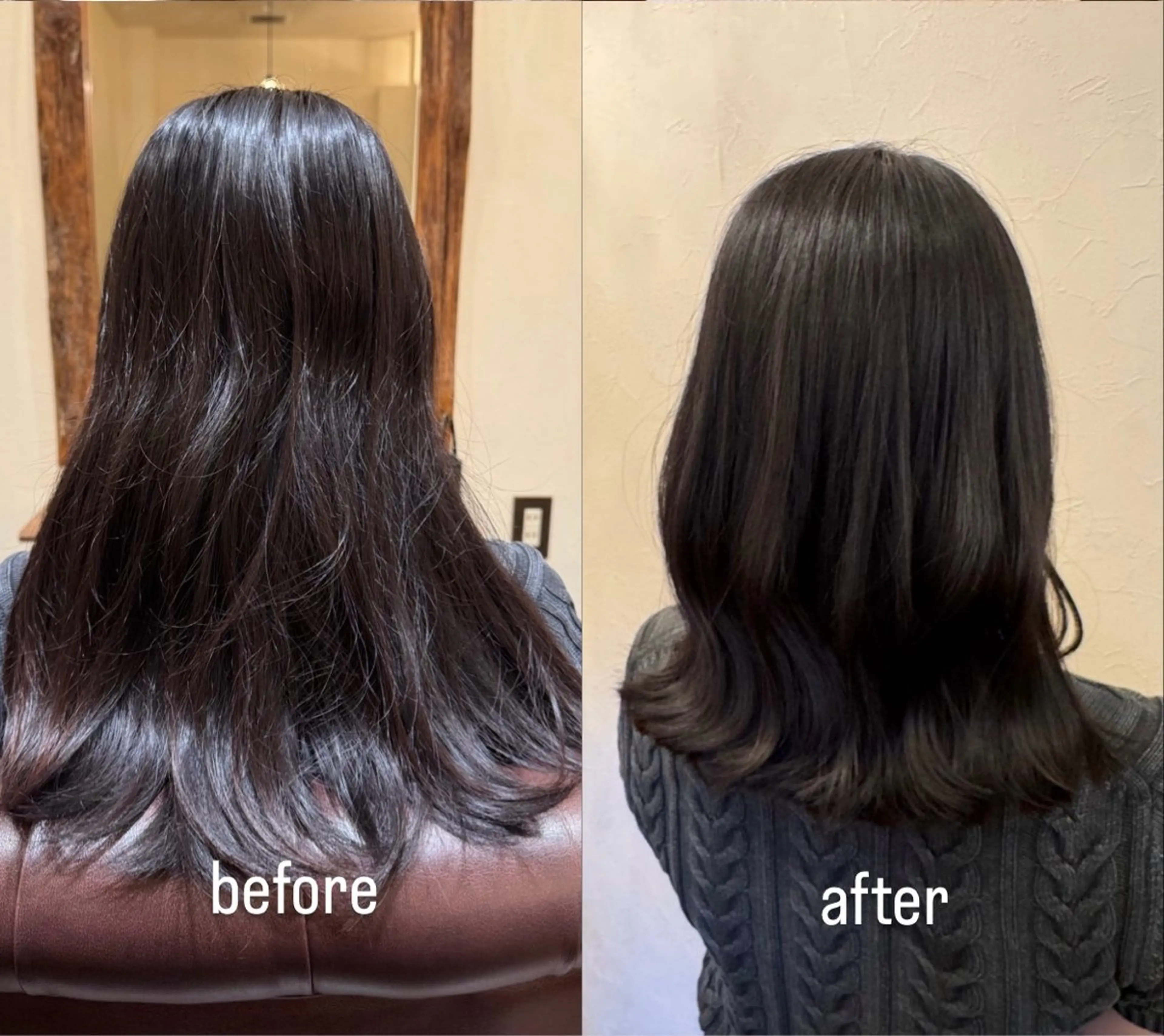 ミディアム くびれヘア opsia所属・💗髪質改善💗 渋谷奈津美のヘアスタイル