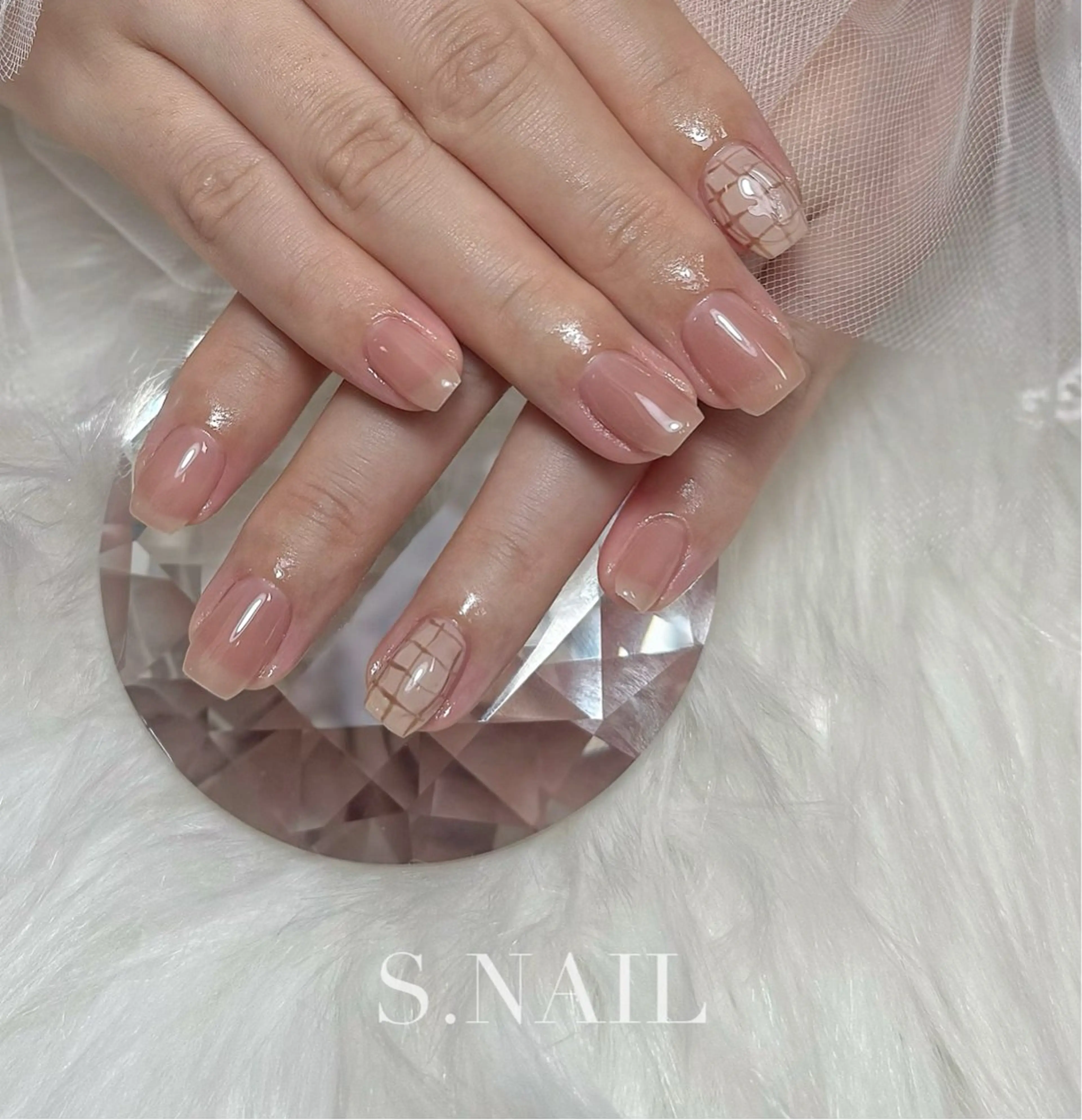 ネイル 持ち込み ハンドネイル S♡NAIL所属・S.NAIL Suuのネイルデザイン