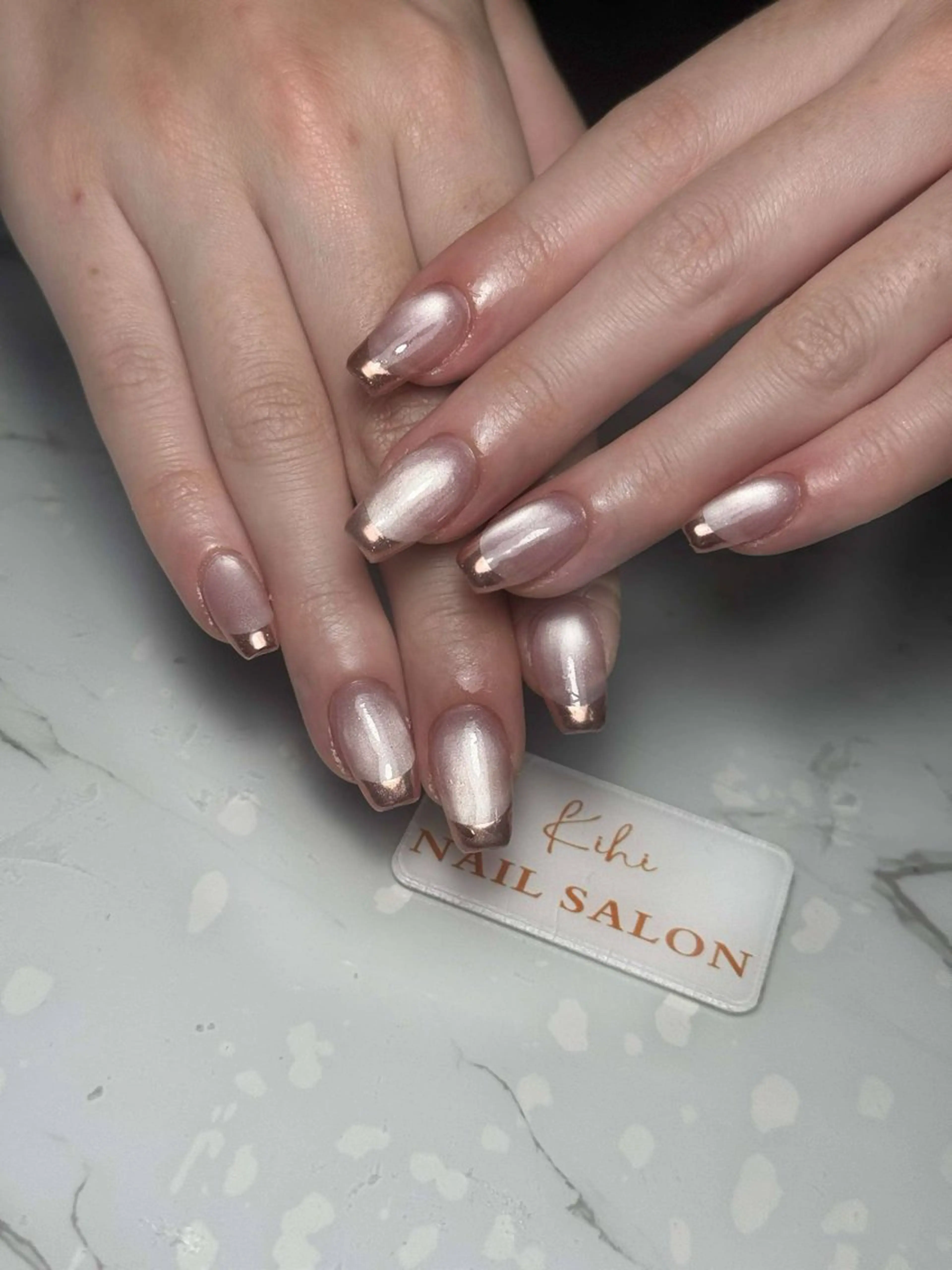 ネイル アートネイル フレンチネイル ジェルネイル グラデーション 韓国ネイル ハンドネイル 💕鈴木ユリ パラジェル/オフ無料のネイルデザイン