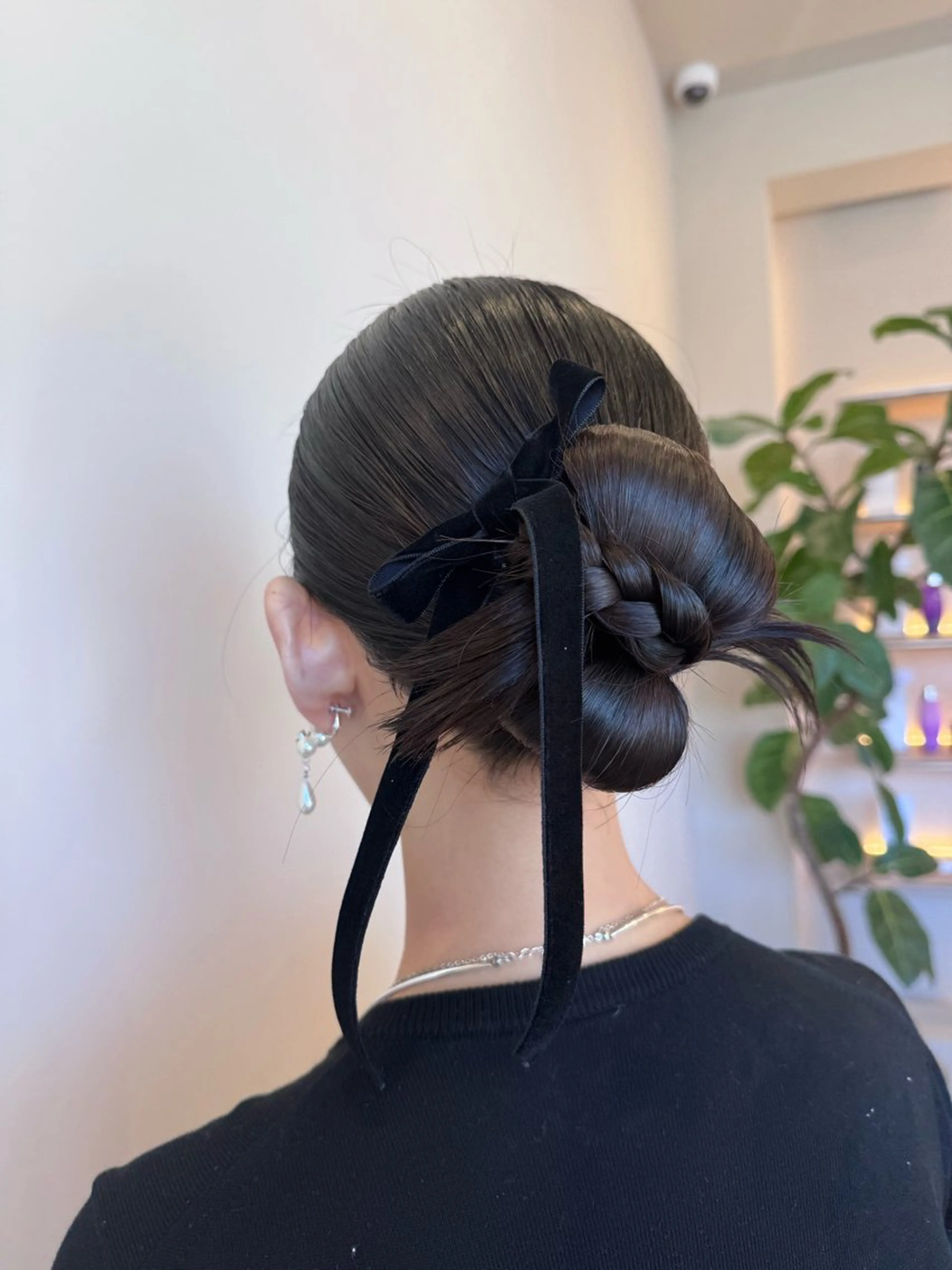 セミロング ヘアアレンジ ヘアセット 秋元 菜摘のヘアスタイル