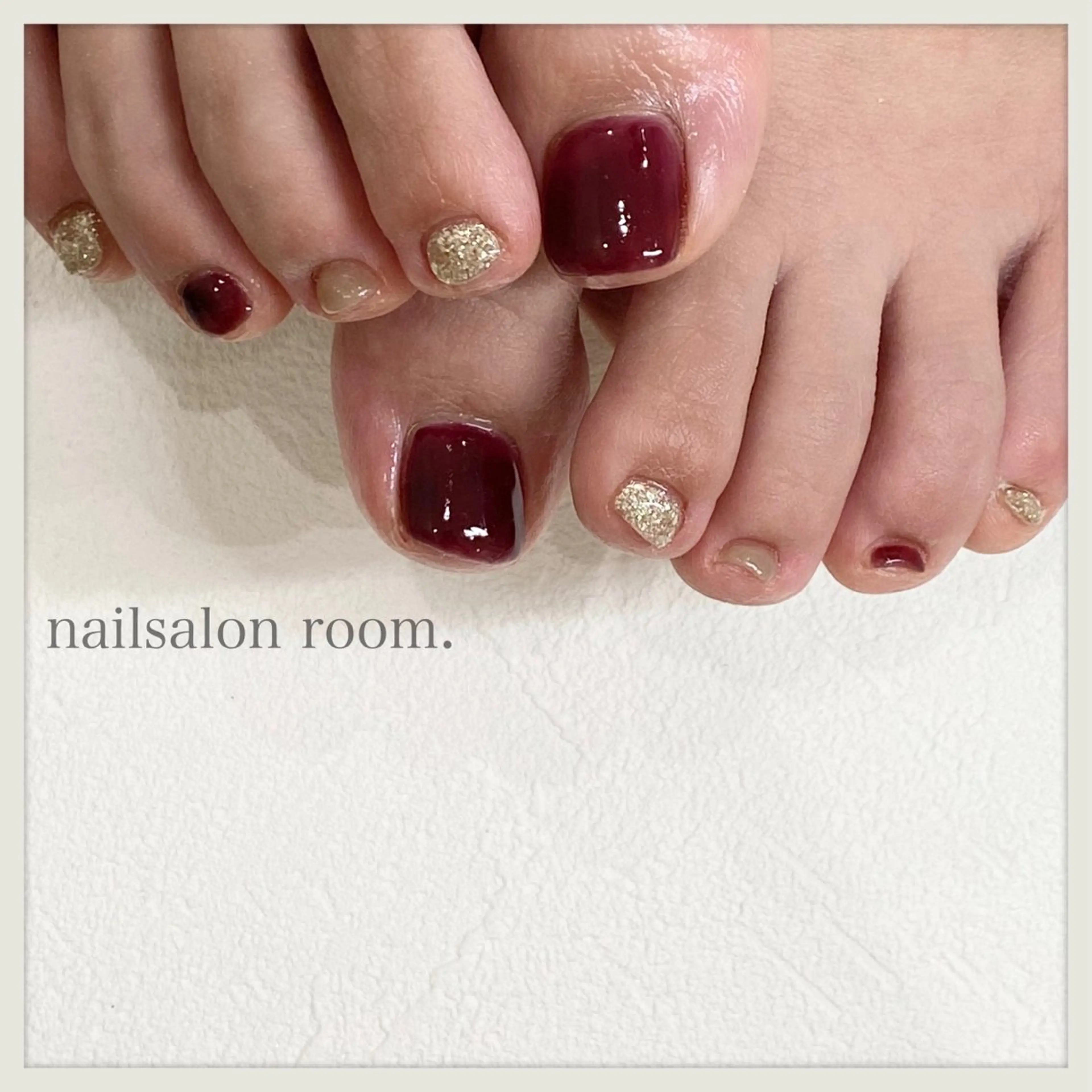 ネイル フットネイル nailsalon room.のネイルデザイン