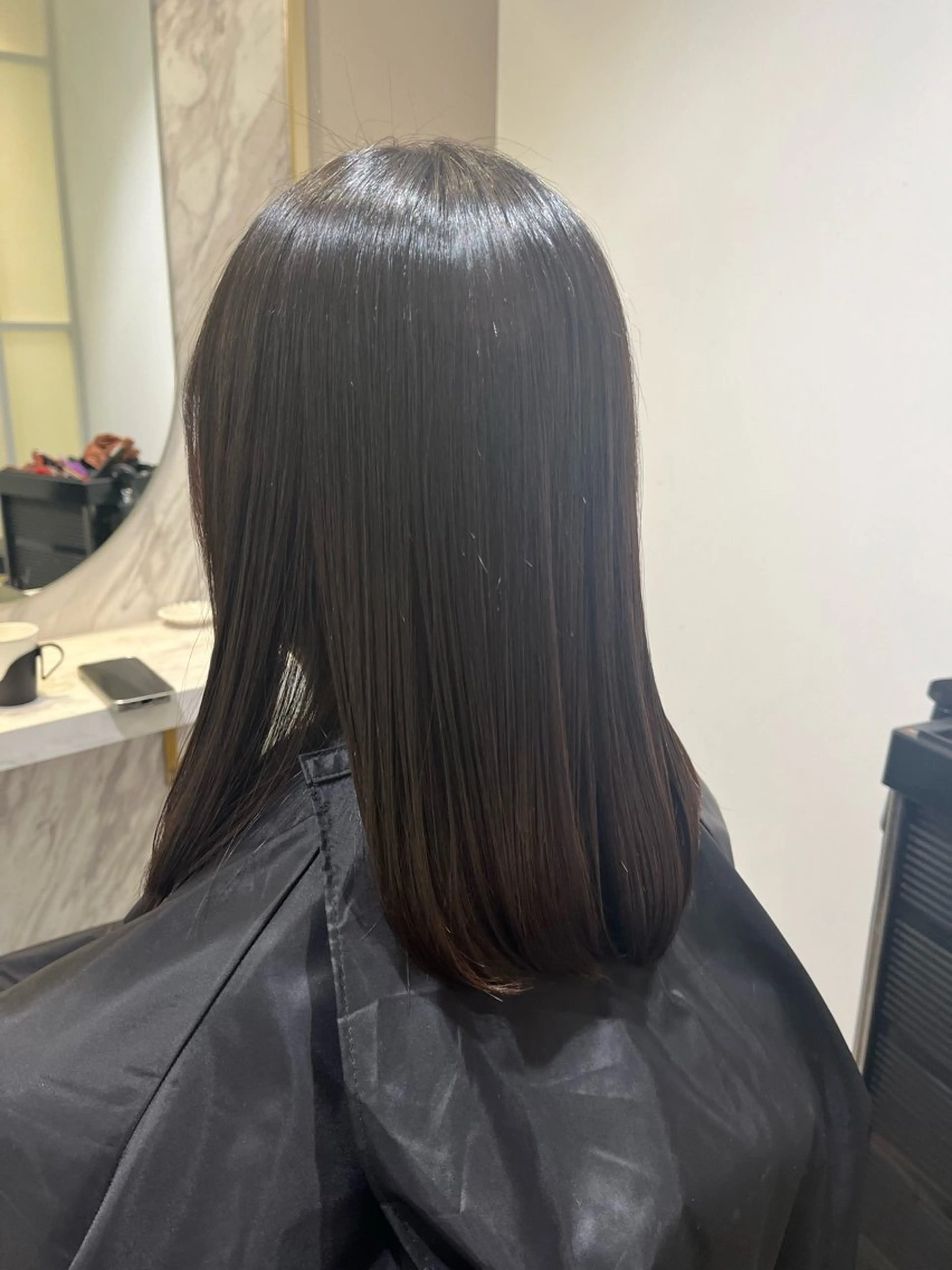 ミディアム カット 縮毛矯正 🩵tocca yui🩵のヘアスタイル