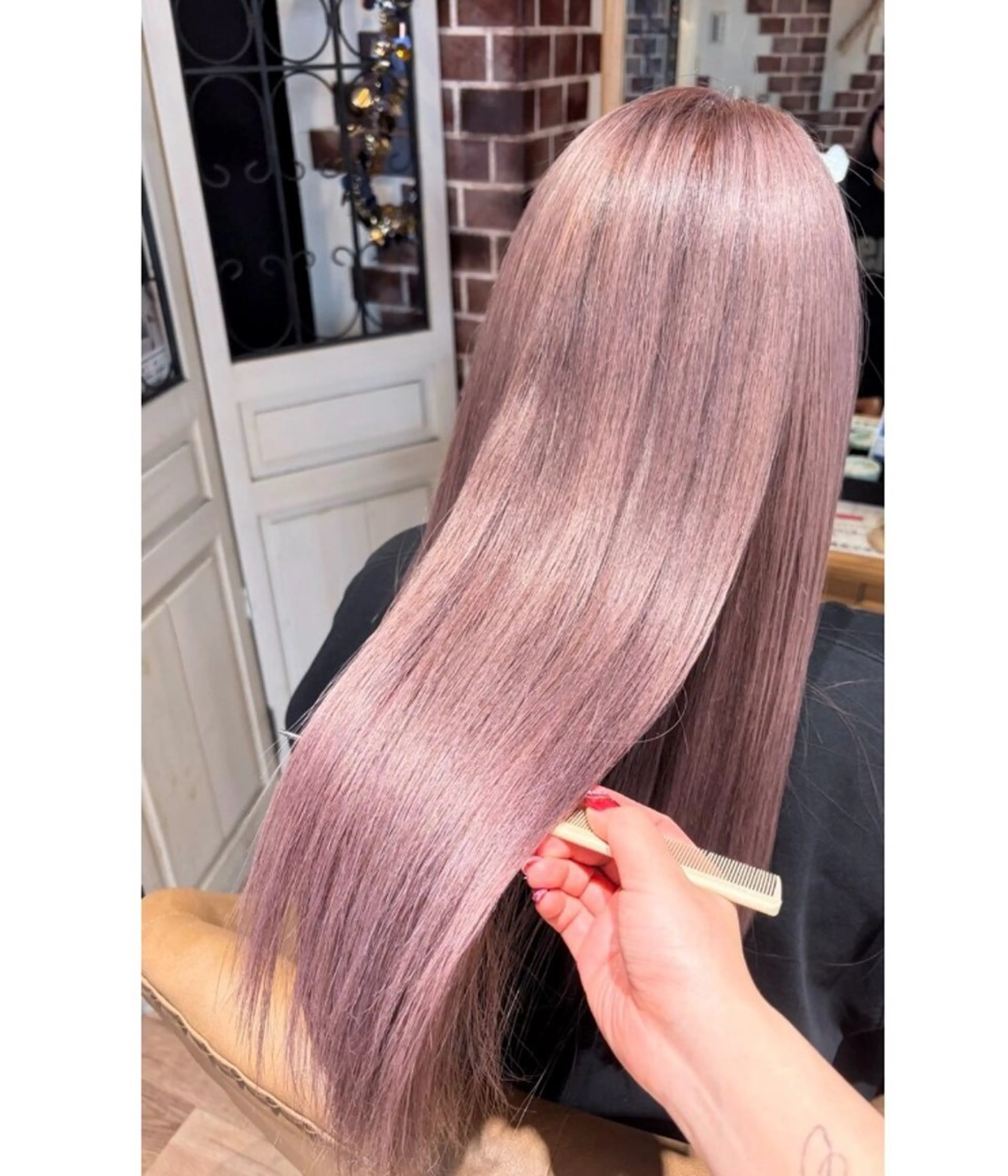 カラー ヘアカラー 梶 瑞希のヘアスタイル