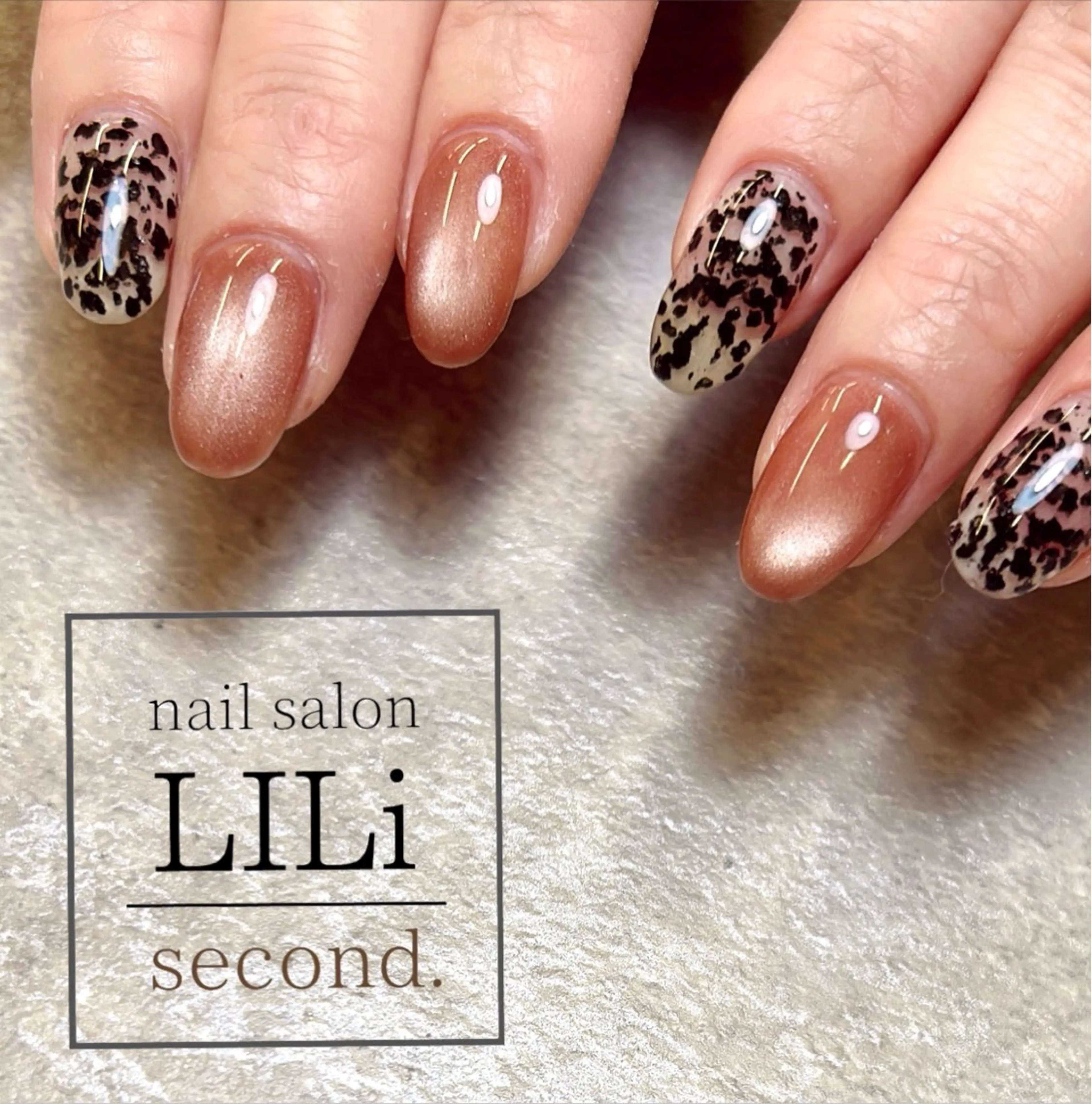 ネイル マグネットネイル ワンカラーネイル ハンドネイル nail salon LILi third.所属・Saya ᵕ̈*のネイルデザイン