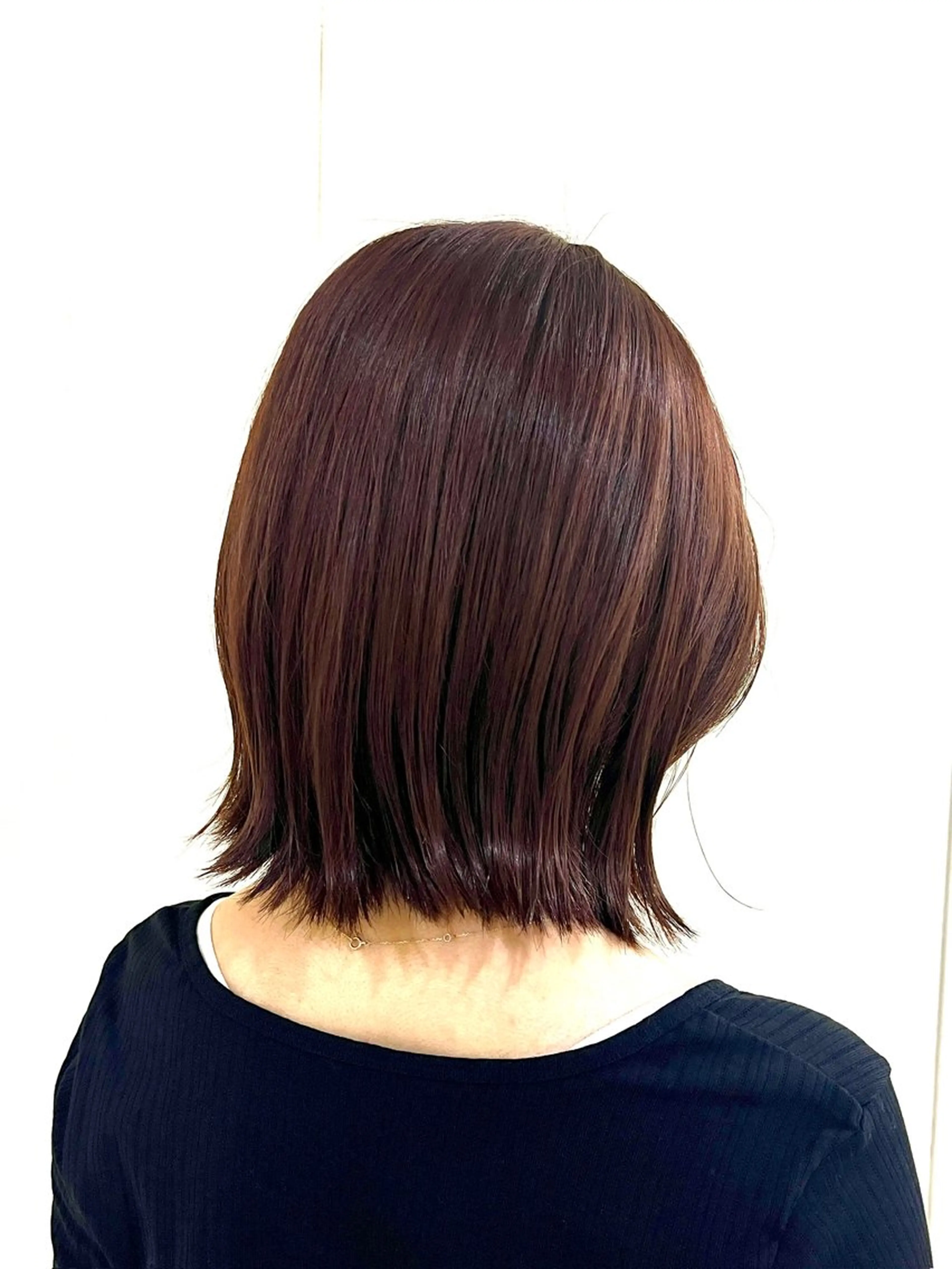 ショート カラー ボブ トリートメント カット ヘアカラー 港南台/カラー ヘッドスパ/くるみのヘアスタイル