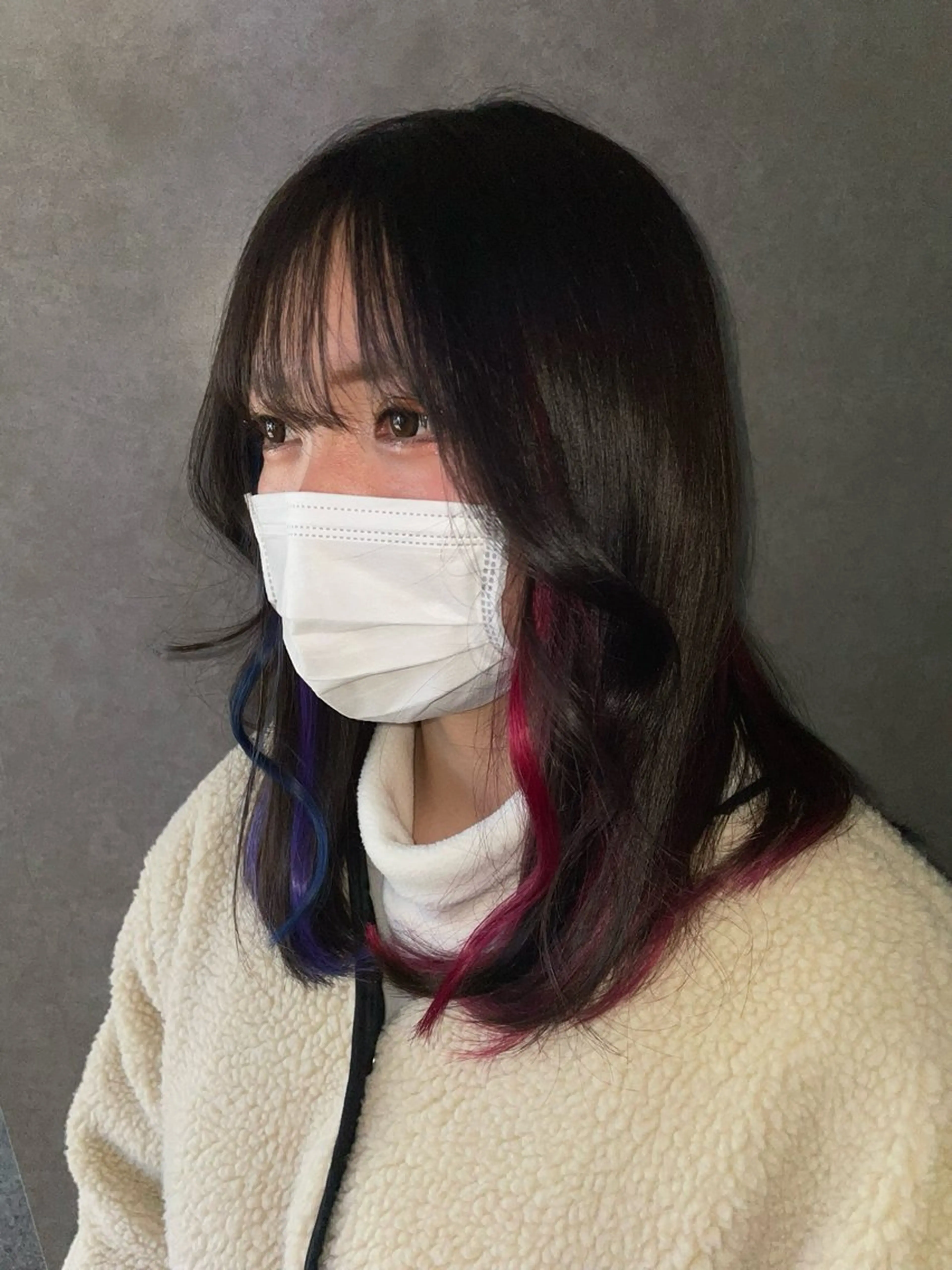 ミディアム カラー ゾートスサロンモガ所属・スタイリスト まきのヘアスタイル