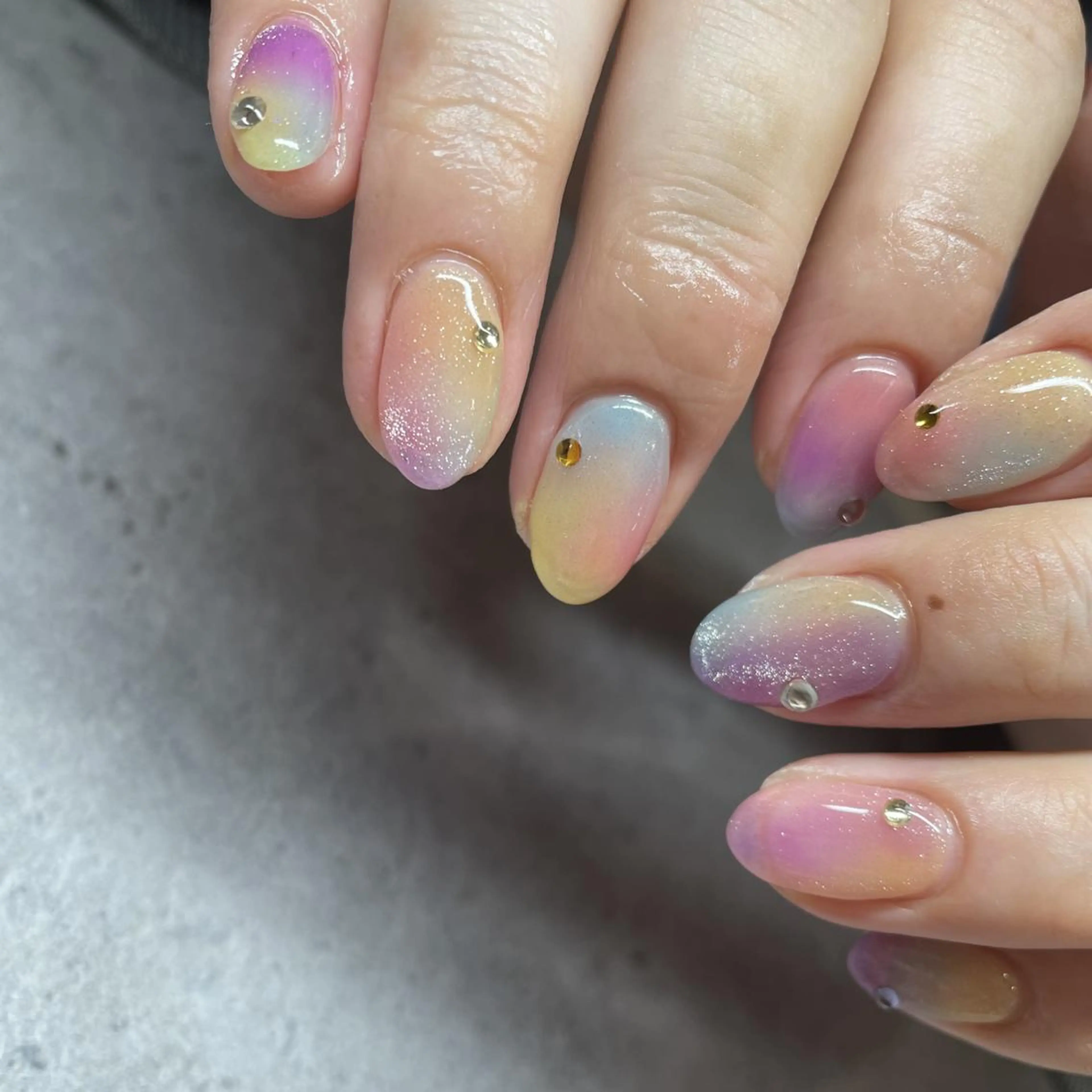 ネイル ハンドネイル フットネイル p.o.n. nuance/個性的のネイルデザイン