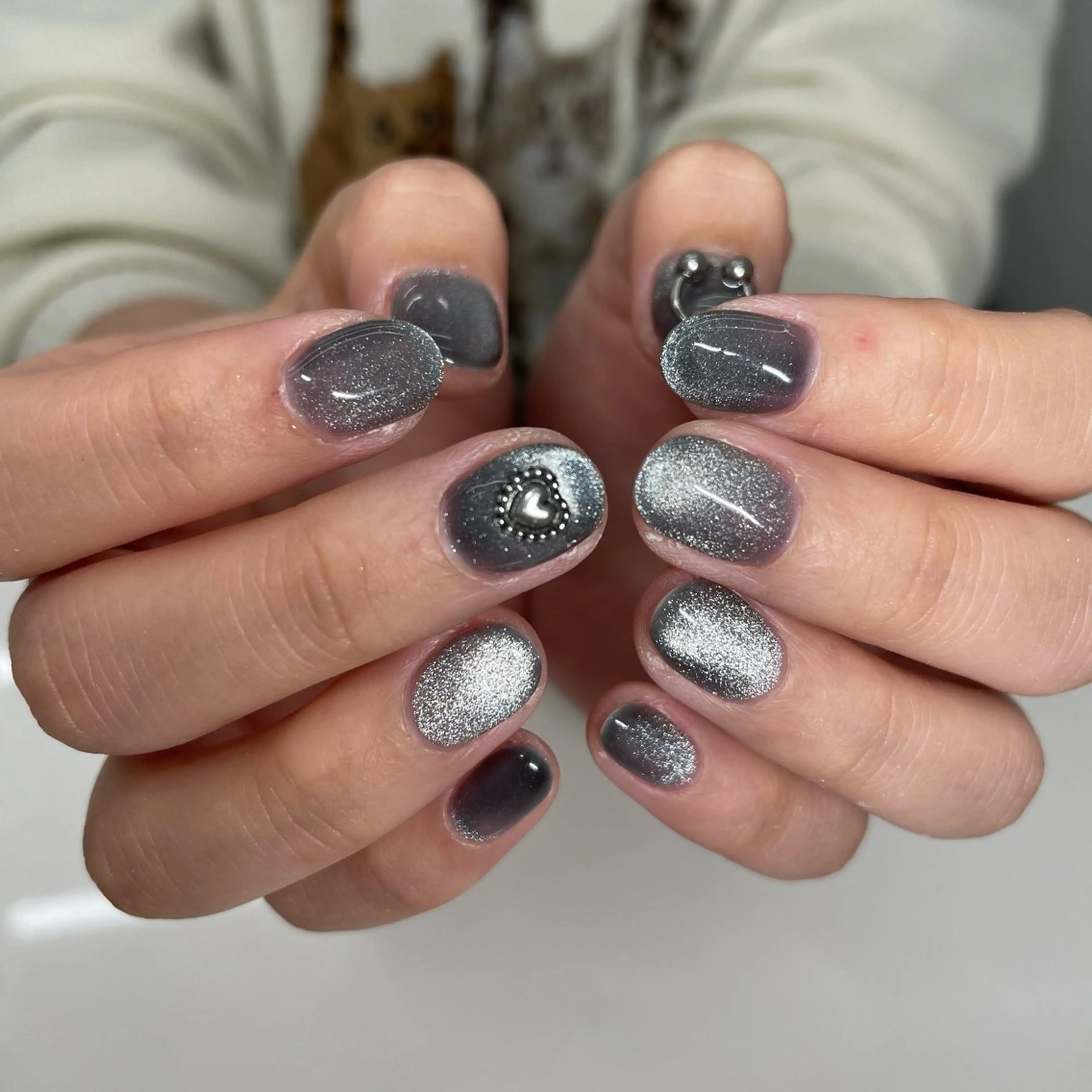 ネイル マグネットネイル RUKA 美容院×ネイリストのヘアスタイル