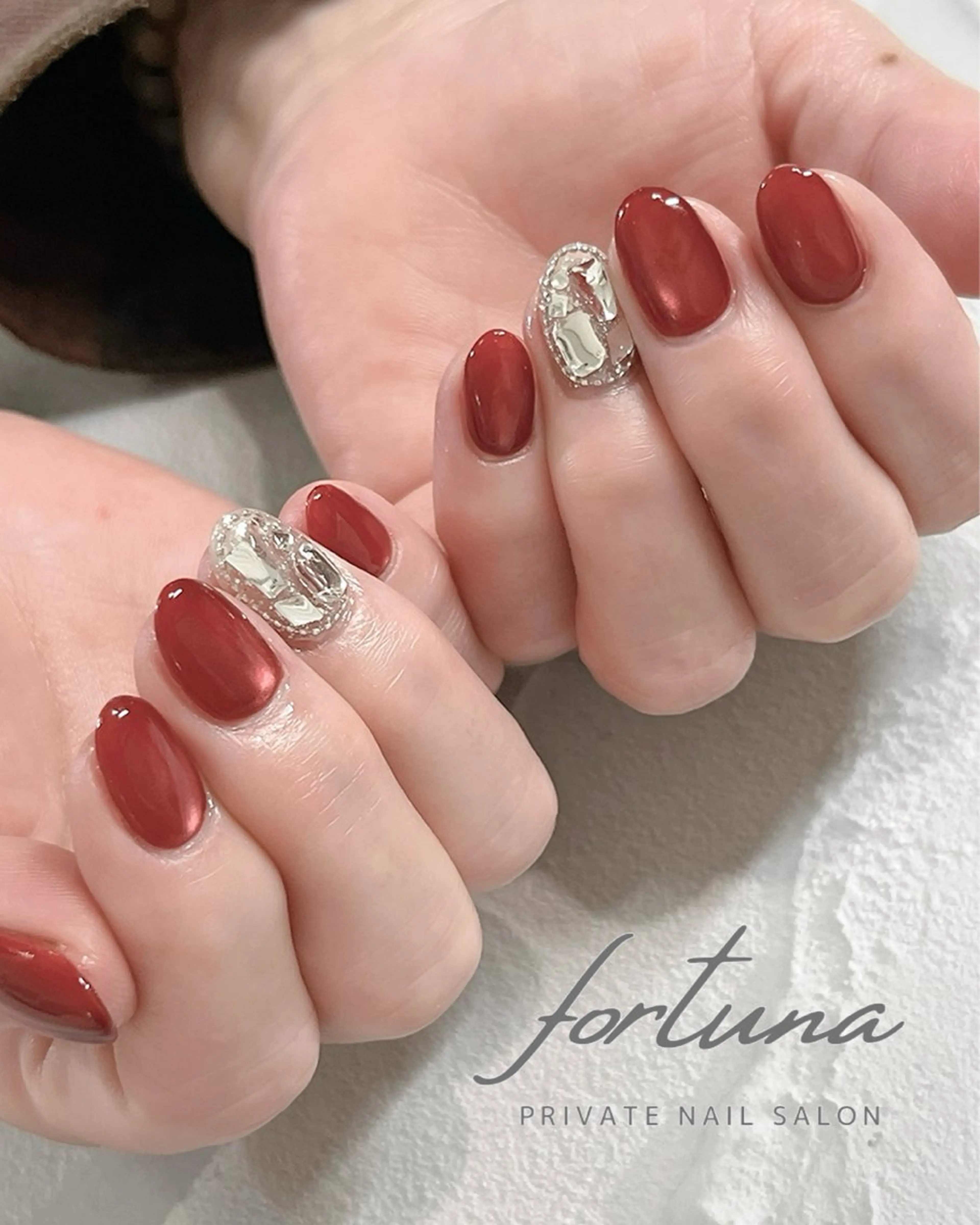 ネイル マグネットネイル ハンドネイル fortuna 武藤裕美のネイルデザイン