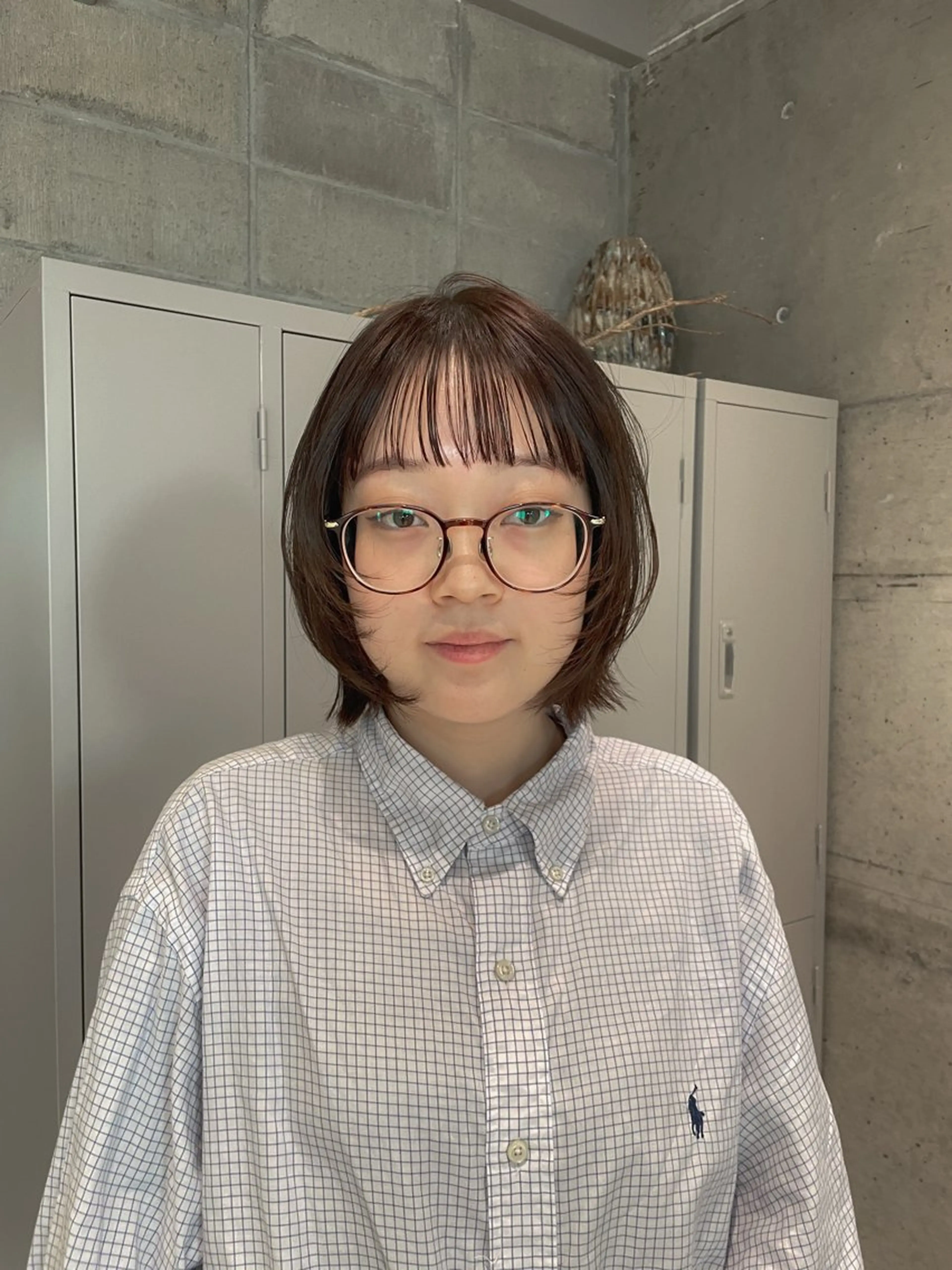 ミディアム カラー ボブ レイヤーカット 艶髪🌿🫧 yukakoのヘアスタイル