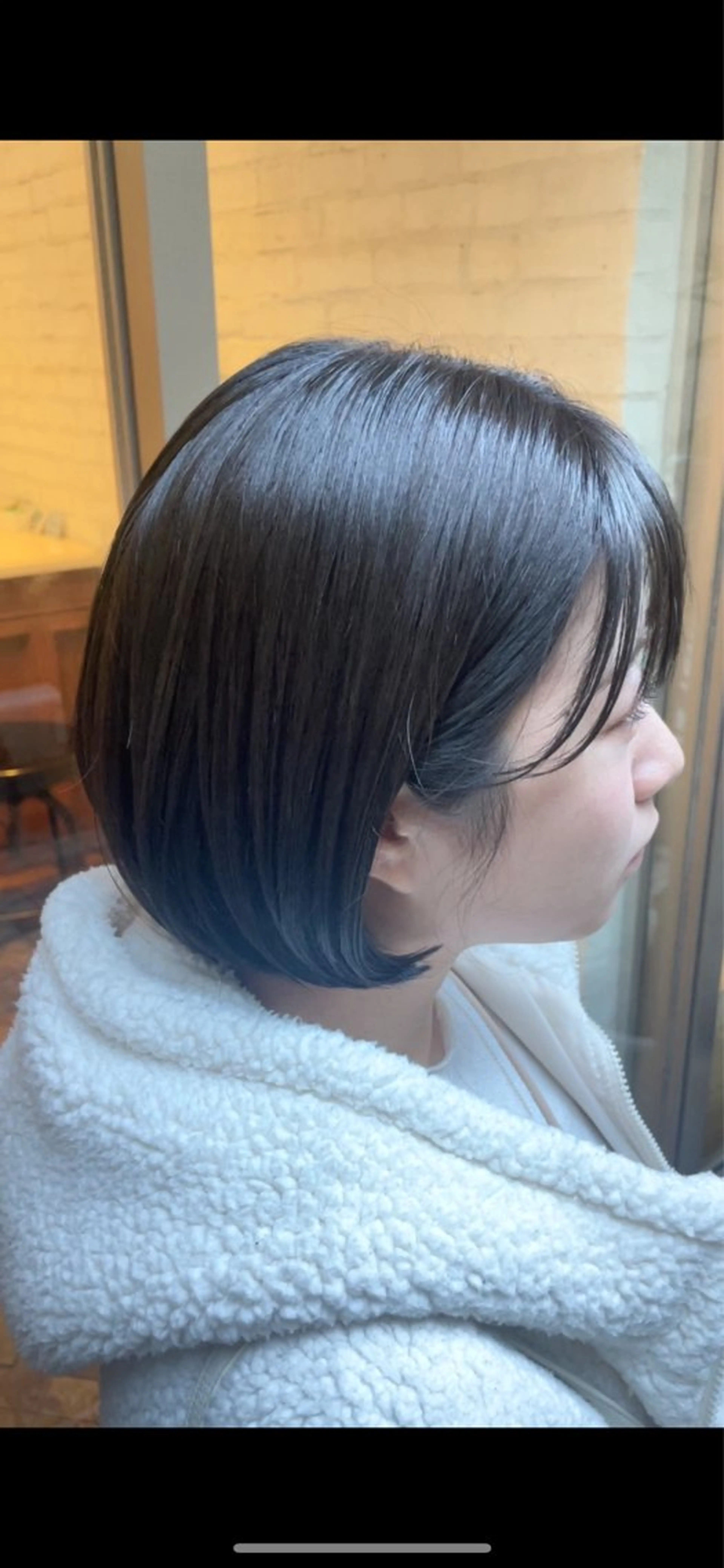 ショート カラー ショートボブ ブルーカラー ブルージュ グレージュ ボブ カット ヘアカラー トリートメント BEBE所属・ご新規様限定 透明感カラーKANAのヘアスタイル