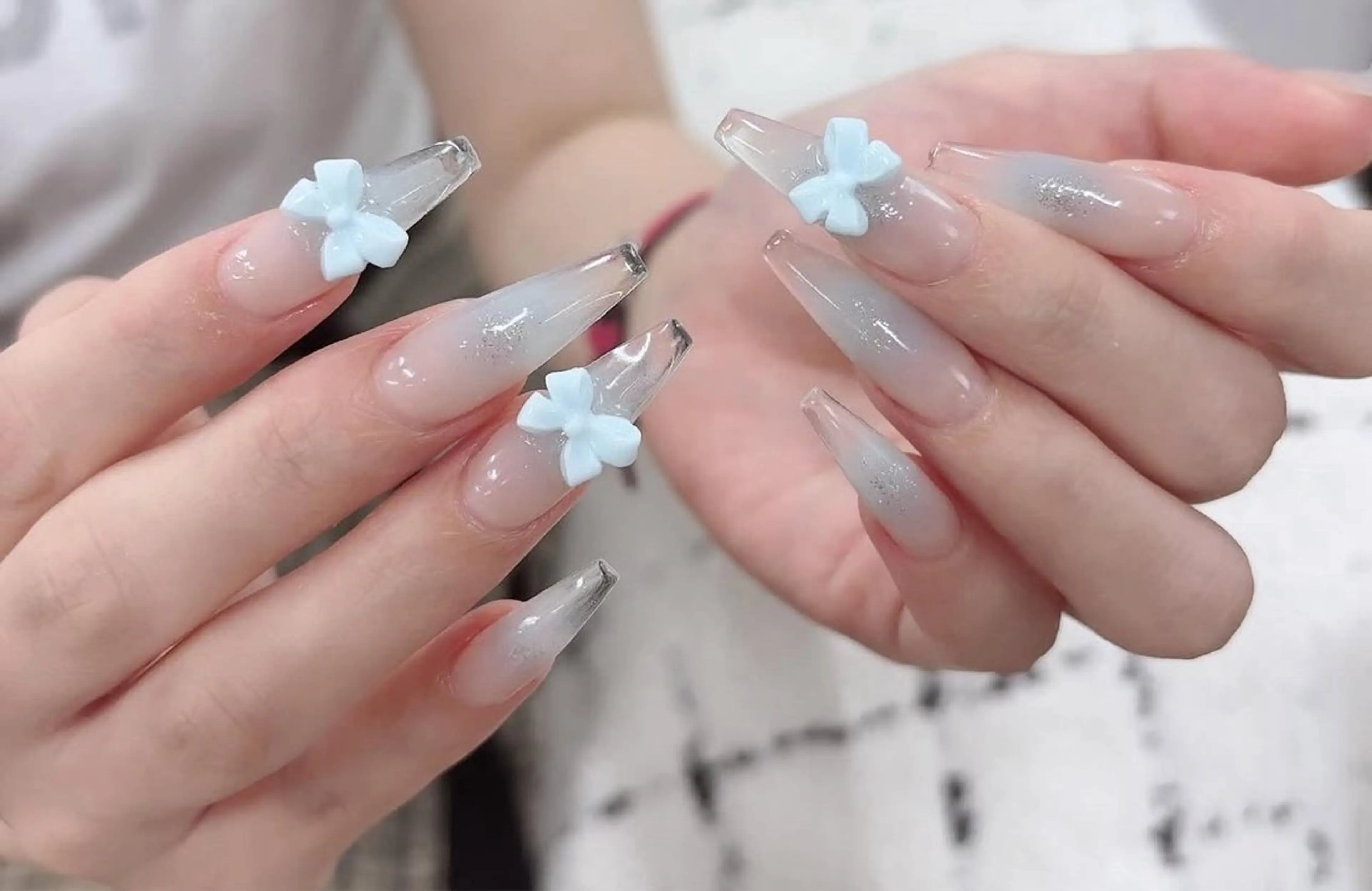ネイル アートネイル フレンチネイル ジェルネイル 韓国ネイル マグネットネイル Lenie Nail Salonのネイルデザイン