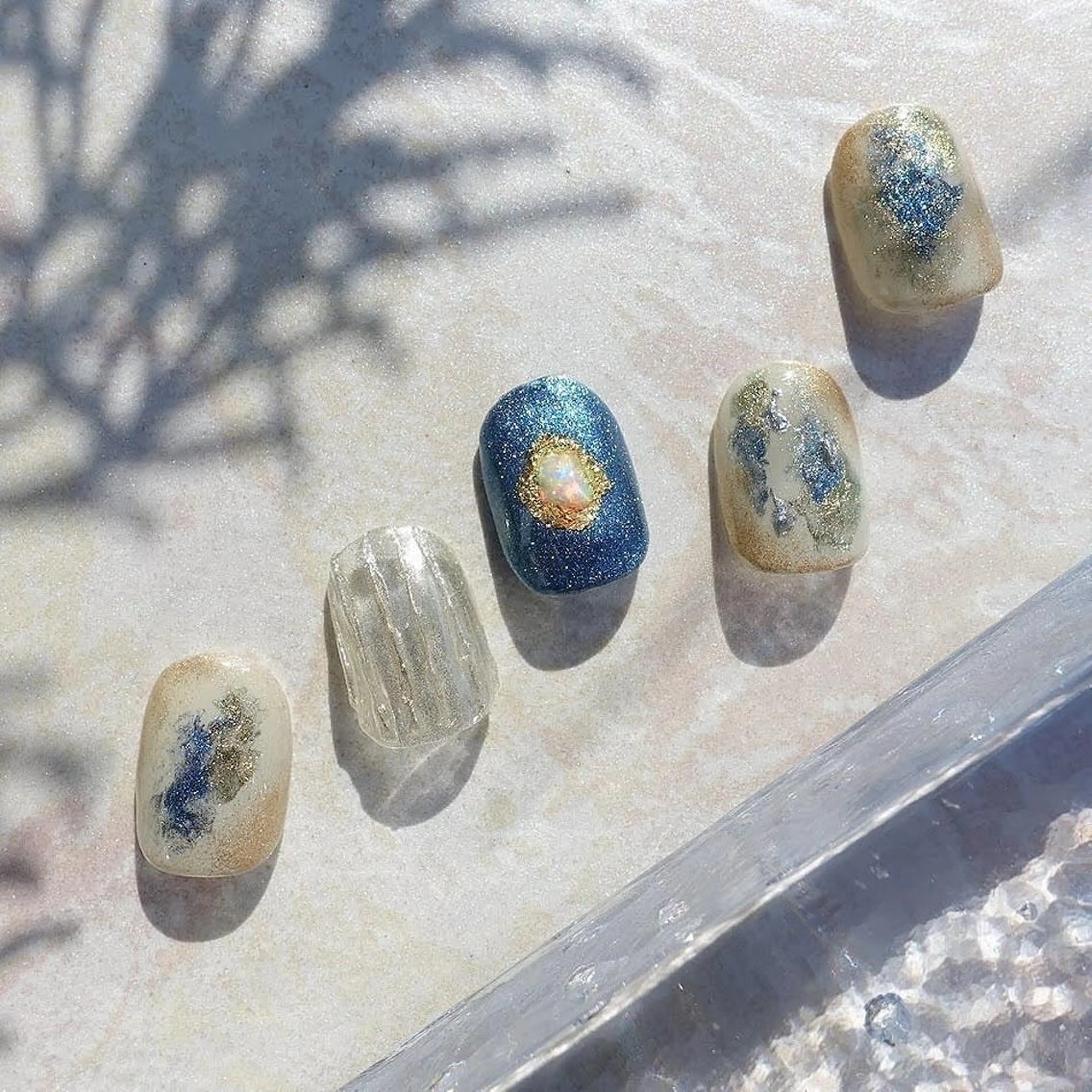 ネイル ニュアンスネイル ショートネイル gemickle nailのネイルデザイン