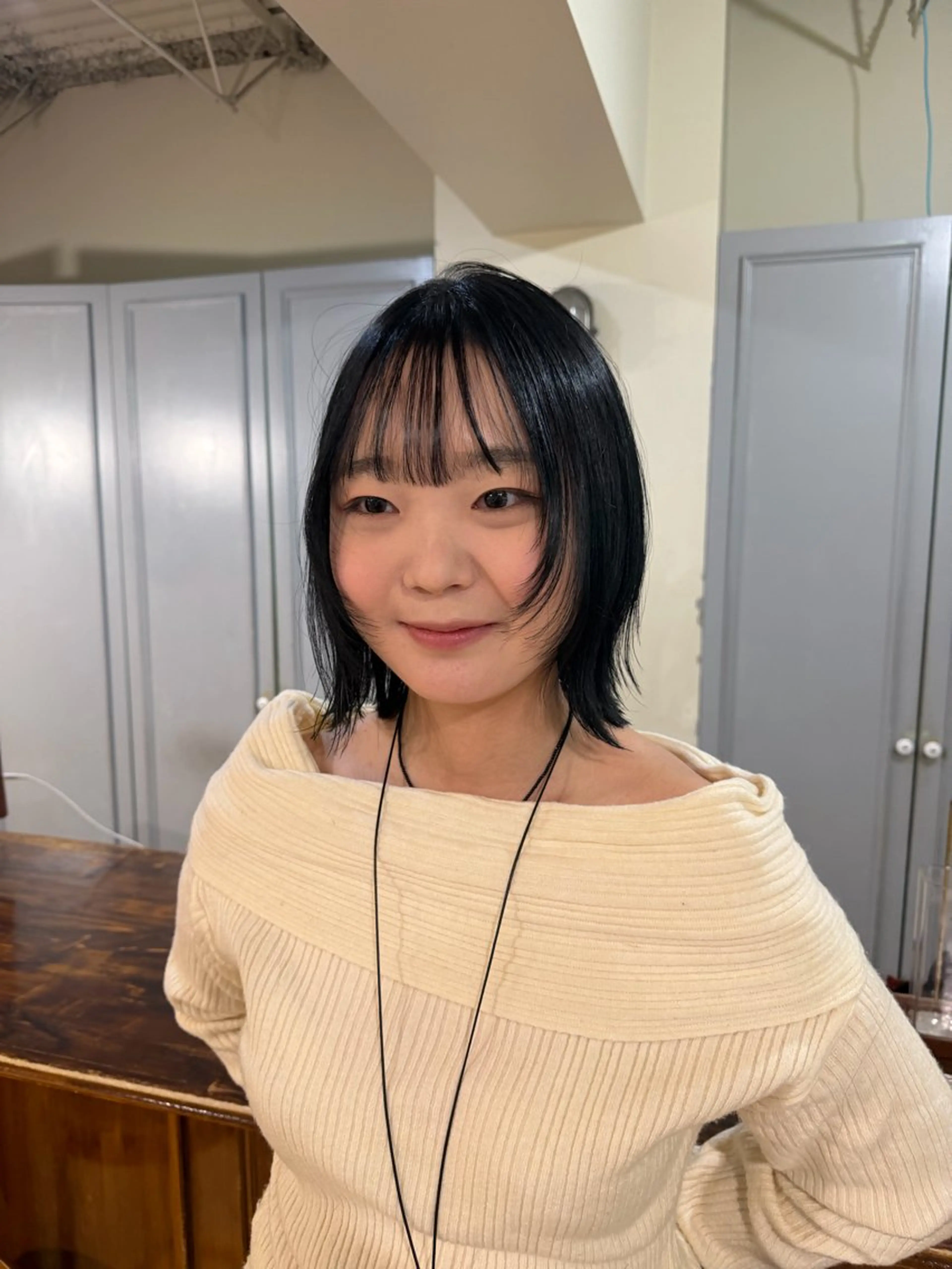 ミディアム カラー カット ヘアカラー トリートメント 🤩噂のMr.髪ポジ ティブ®️yu🤩のヘアスタイル