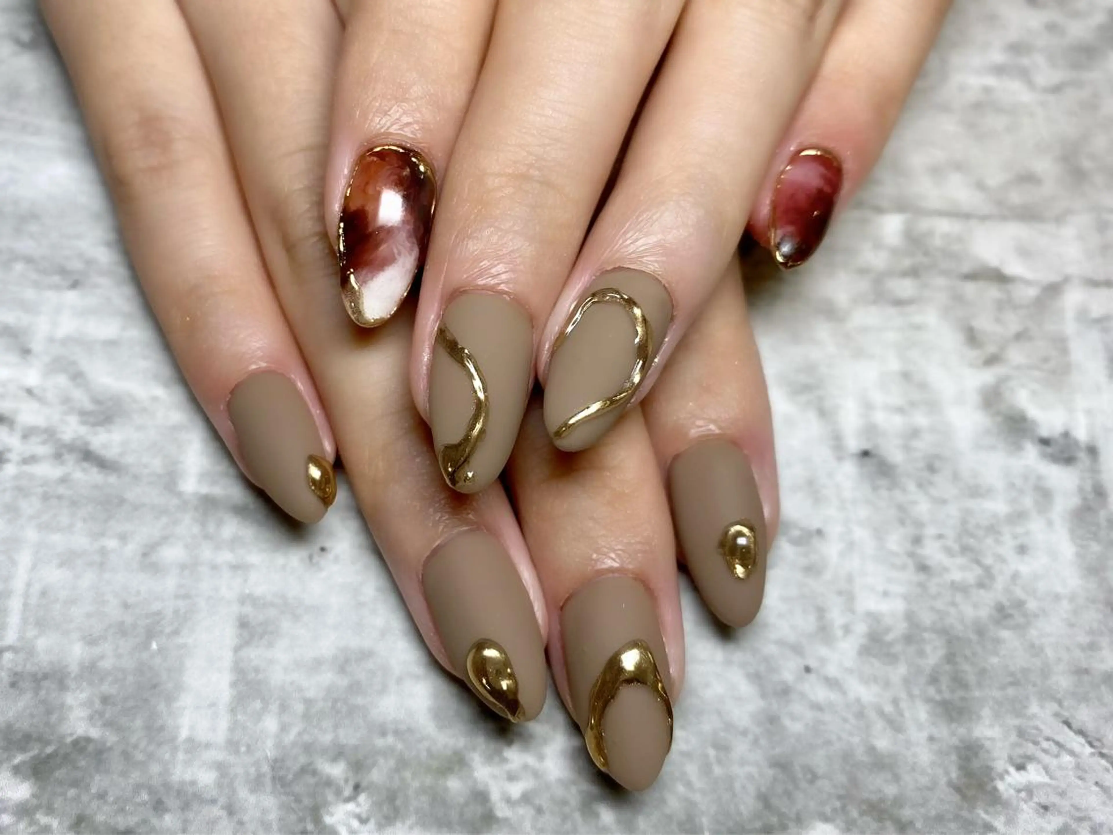 ネイル ハンドネイル L'ecrin所属・L'ecrin 田中のネイルデザイン