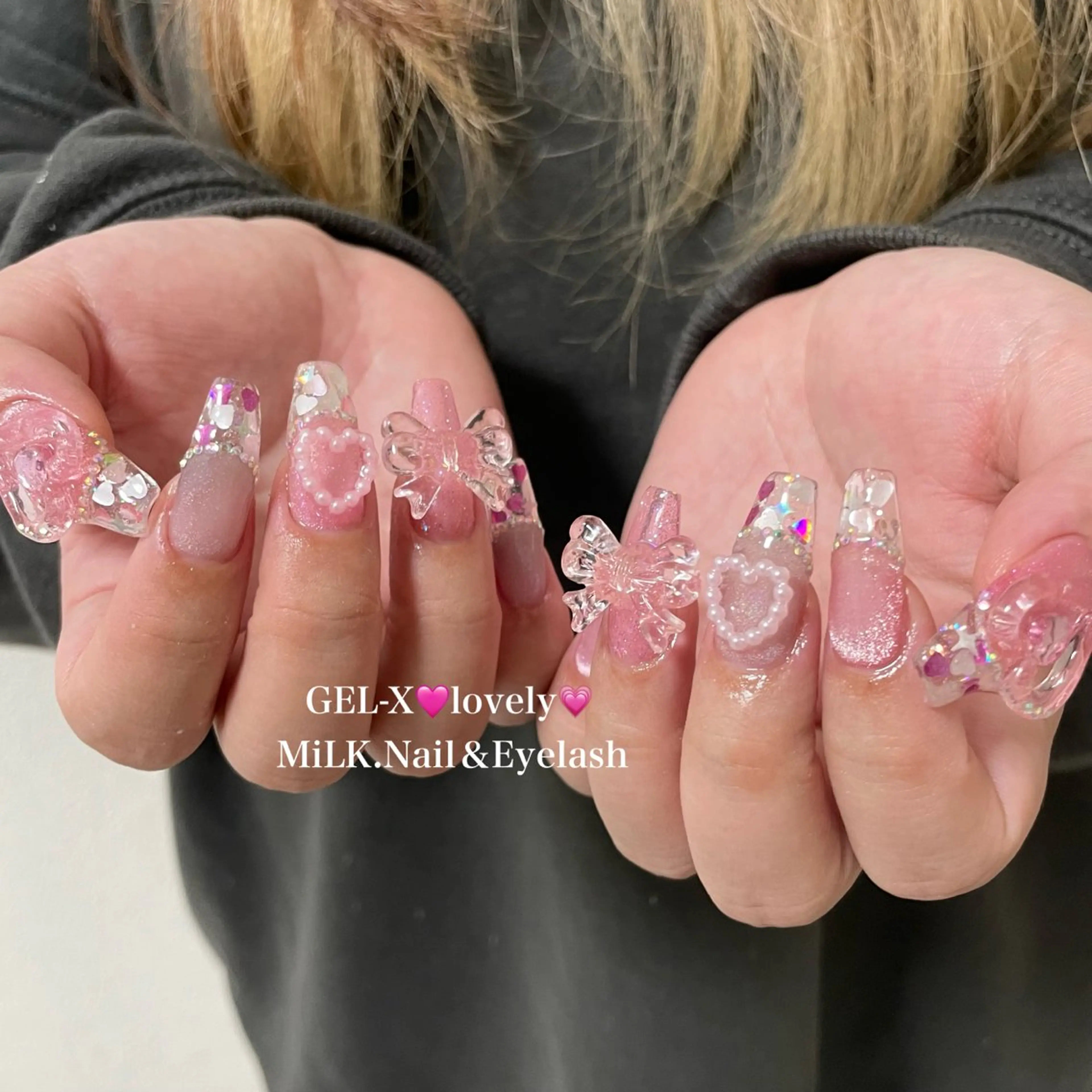 ネイル ネイルチップ ハンドネイル MiLK.   Nail&Eyelash所属・MiLK. wakaのマツエク・マツパデザイン