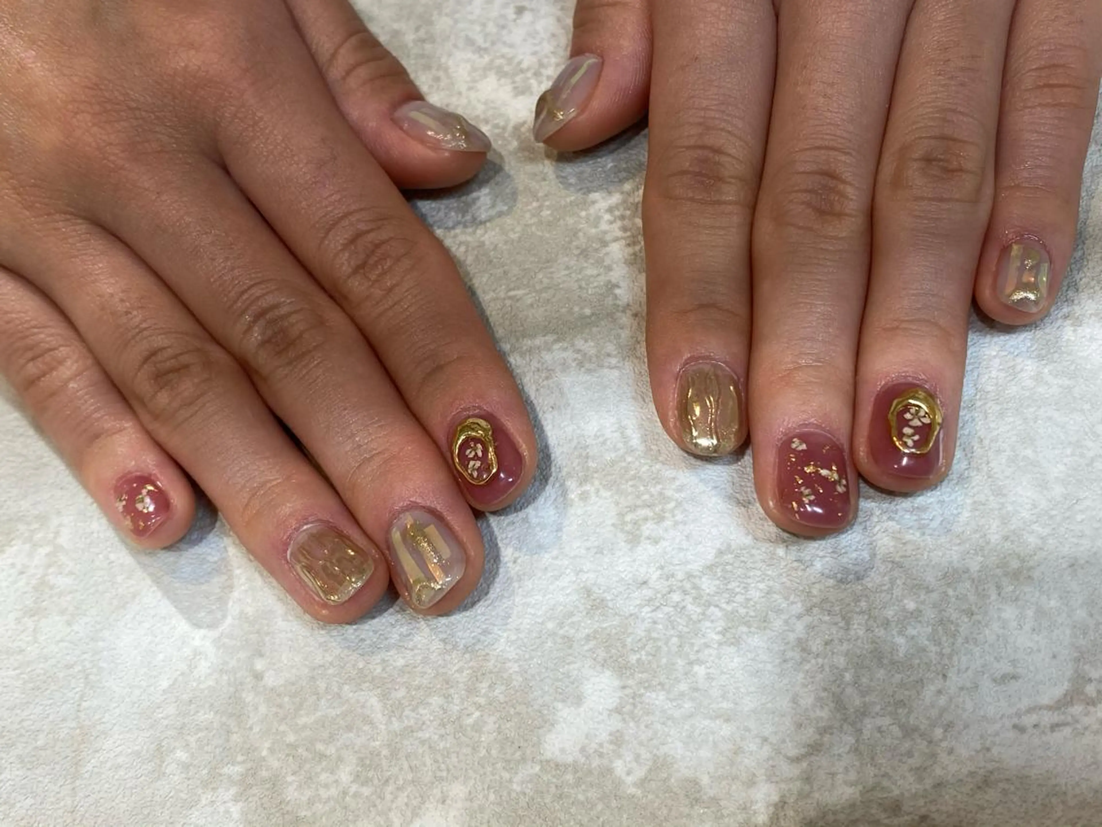 ネイル ニュアンスネイル JurerEye☆ Marikoのネイルデザイン