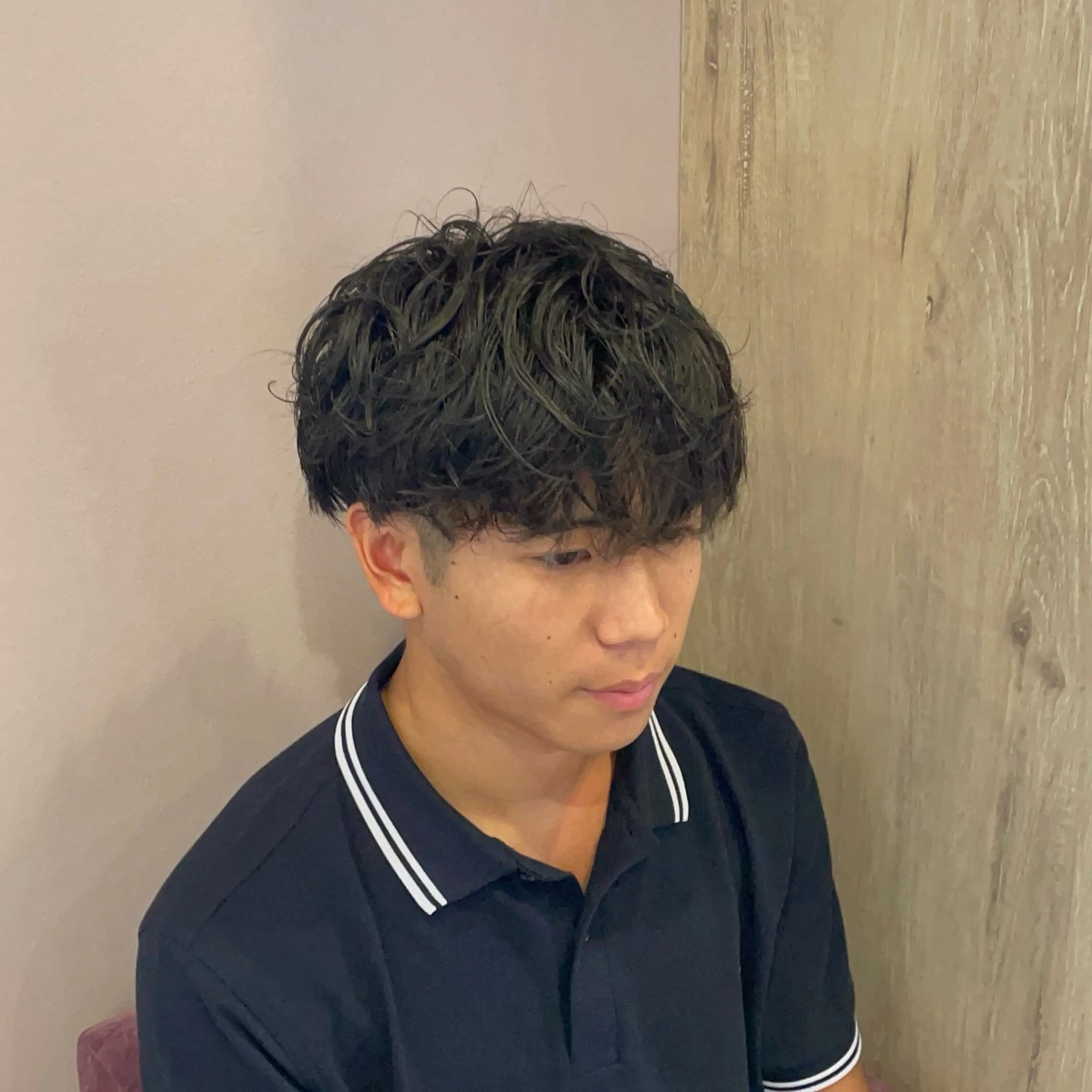 パーマ カット パーマ 夏向/ハイトーン /パーマのヘアスタイル