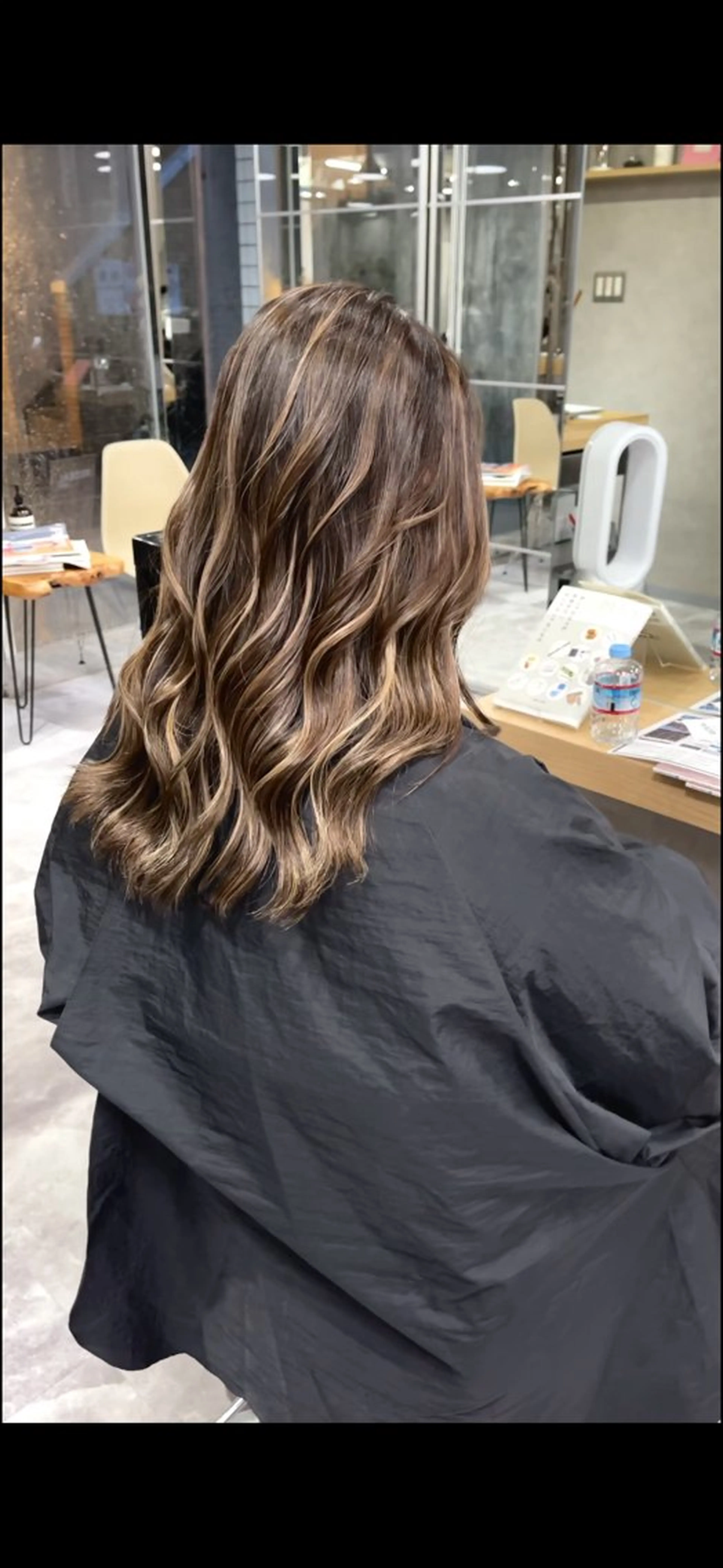 セミロング ヘアカラー KAIRI/大宮/ メンズバレイヤージュのヘアスタイル