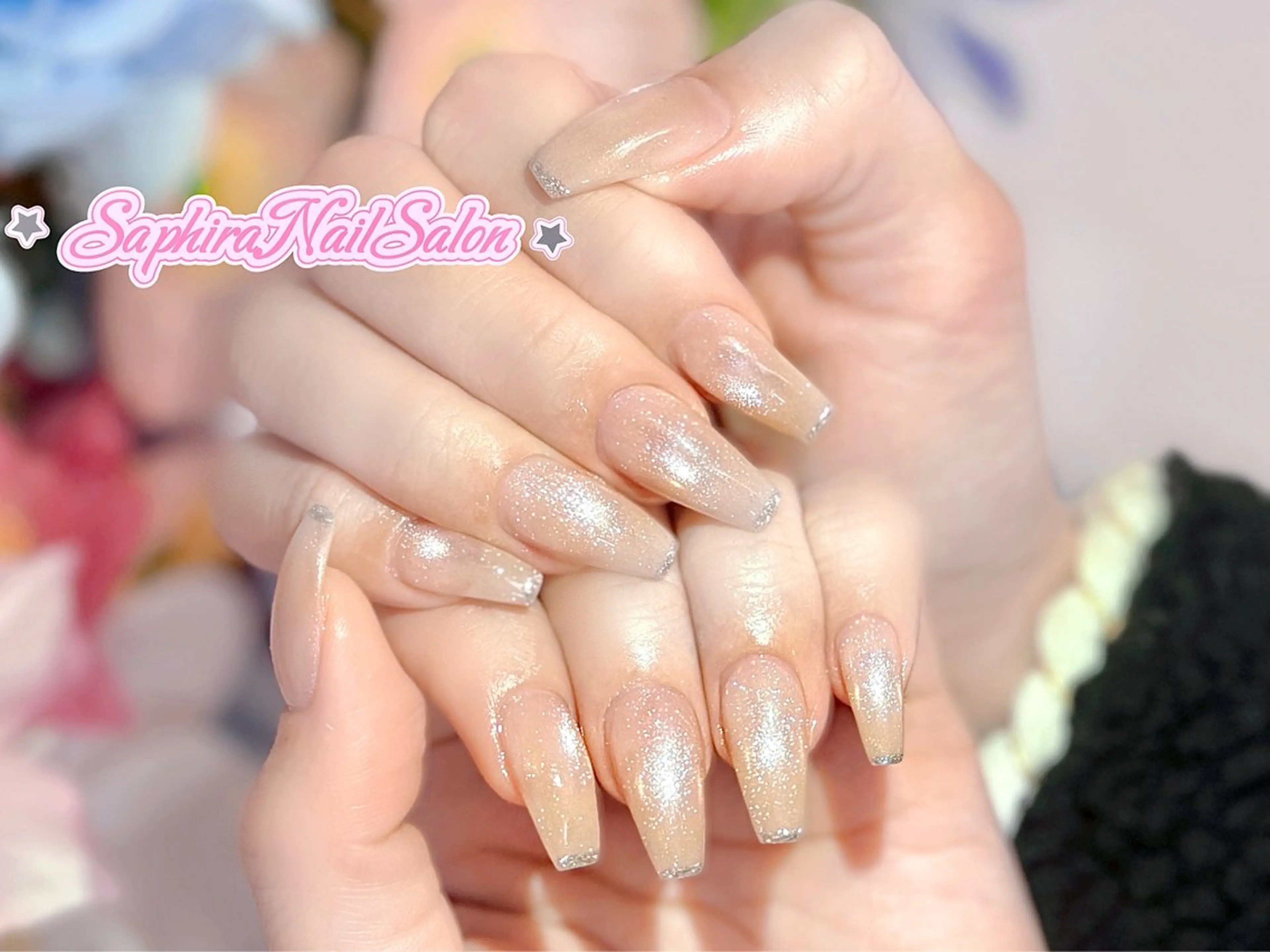 カラー ハンドネイル Saphiraネイル サロン錦糸町のネイルデザイン