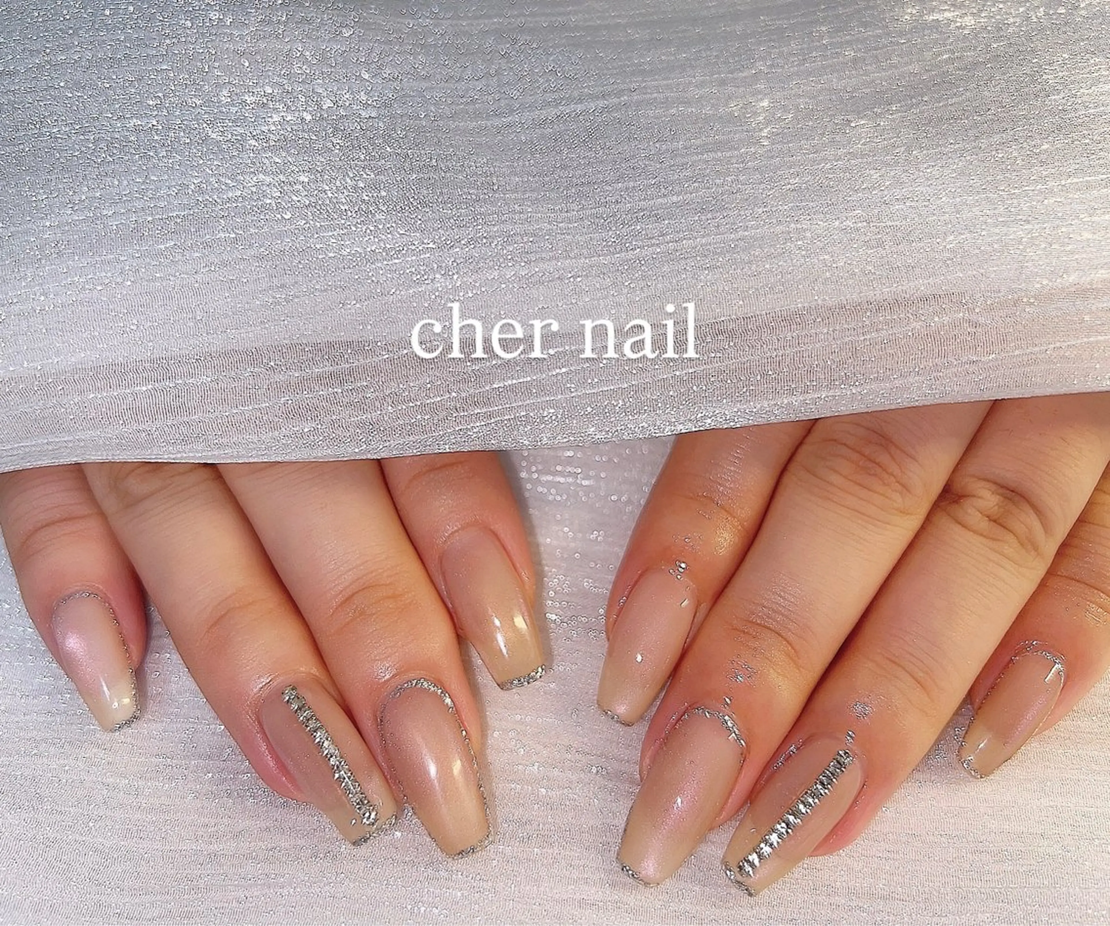 ネイル マグネットネイル ハンドネイル CHER NAIL(シェルネイル)所属・cher loydのネイルデザイン