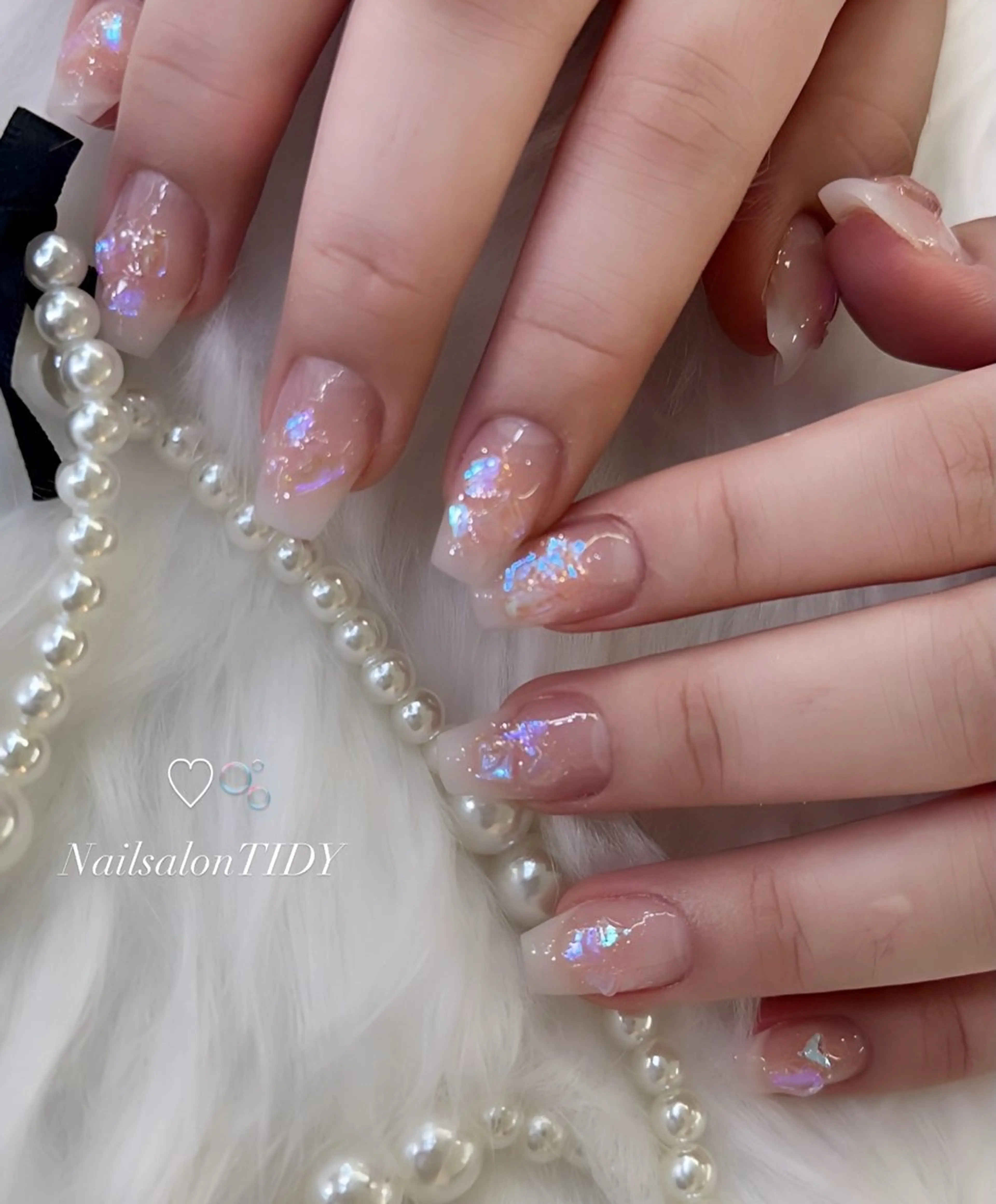 ネイル フットネイル ジェルネイル キラキラネイル 韓国ネイル マグネットネイル ハンドネイル TIDY M&Mのネイルデザイン