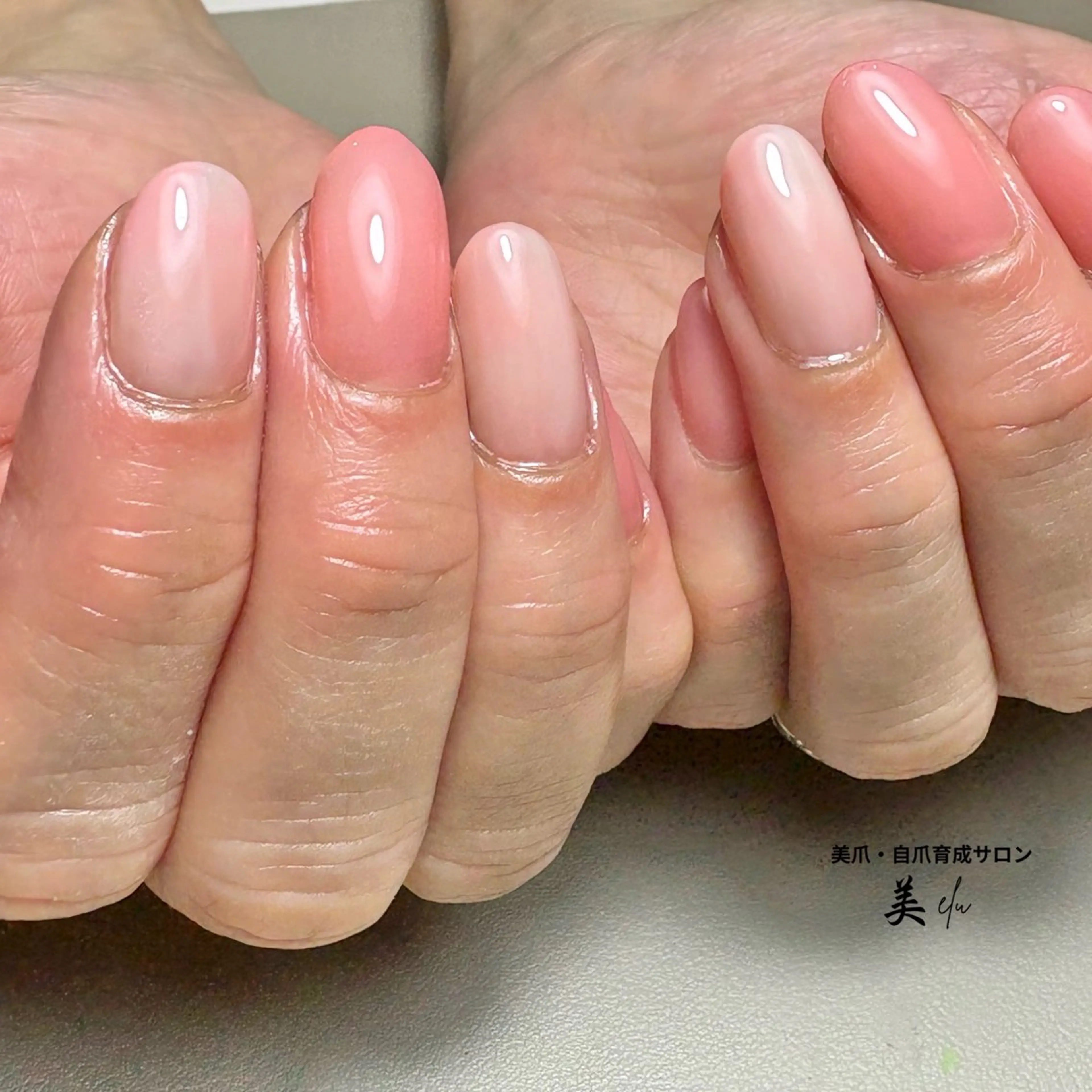 ネイル ジェルネイル シンプルネイル ハンドネイル 美爪・自爪育成サロン美elu所属・美爪・自爪育成サロン 美elu(ビエル)のネイルデザイン