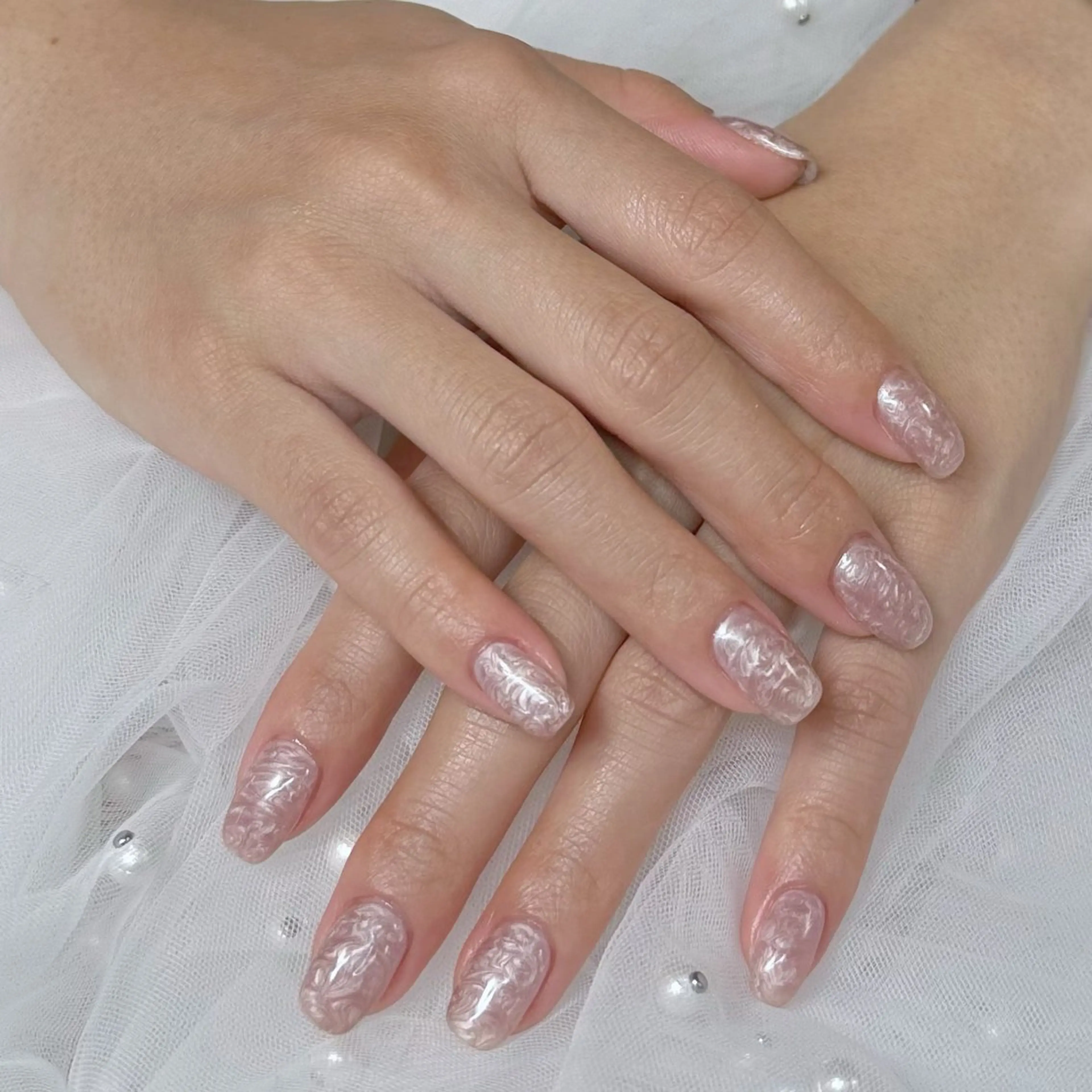 ネイル Hana NAIL所属・🩵 Rin🩵のネイルデザイン