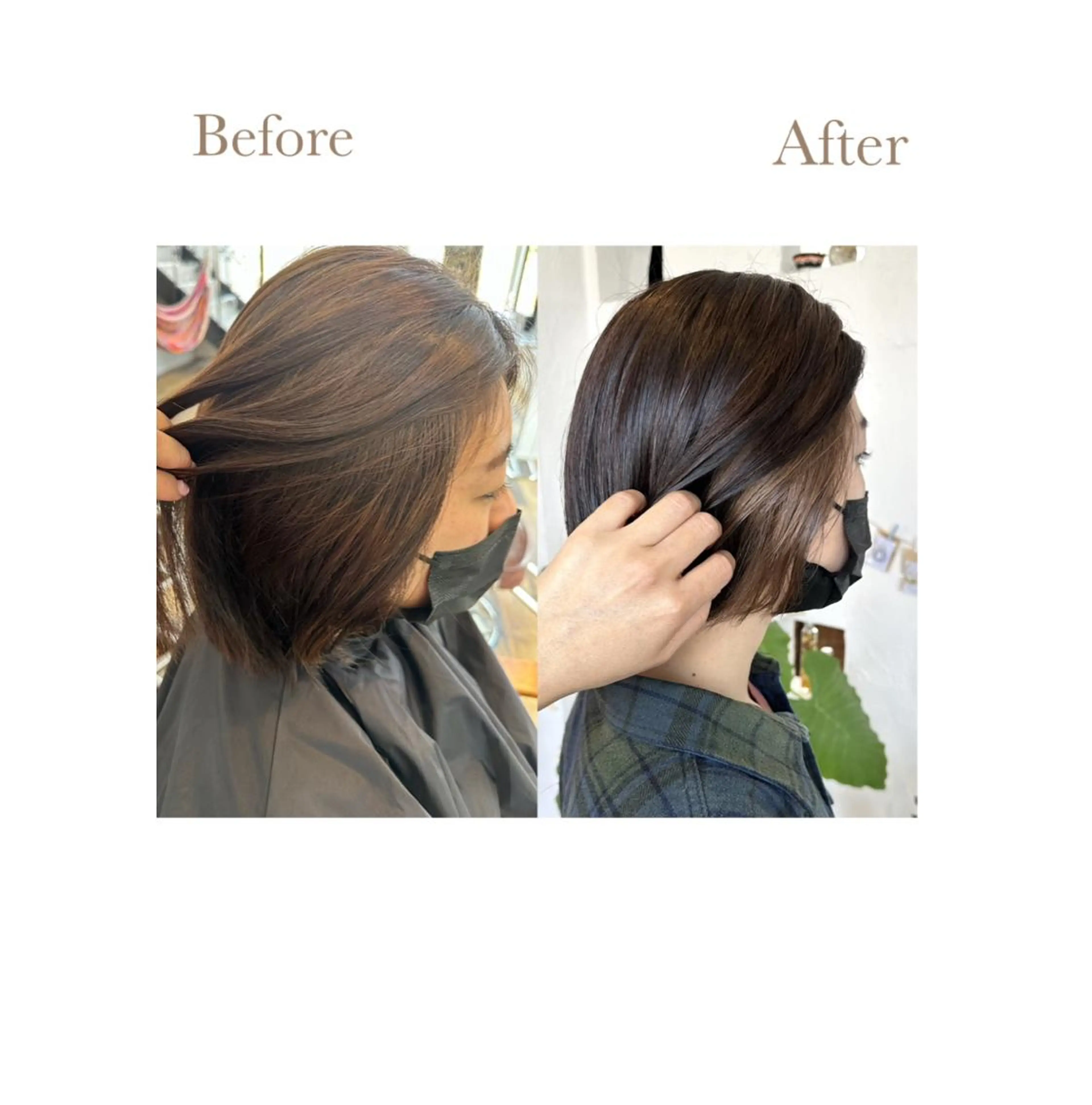 ミディアム カラー パーマ ヘアアレンジ メンズ キッズ ネイル マツエク・マツパ 美容室 ソンリエのヘアスタイル