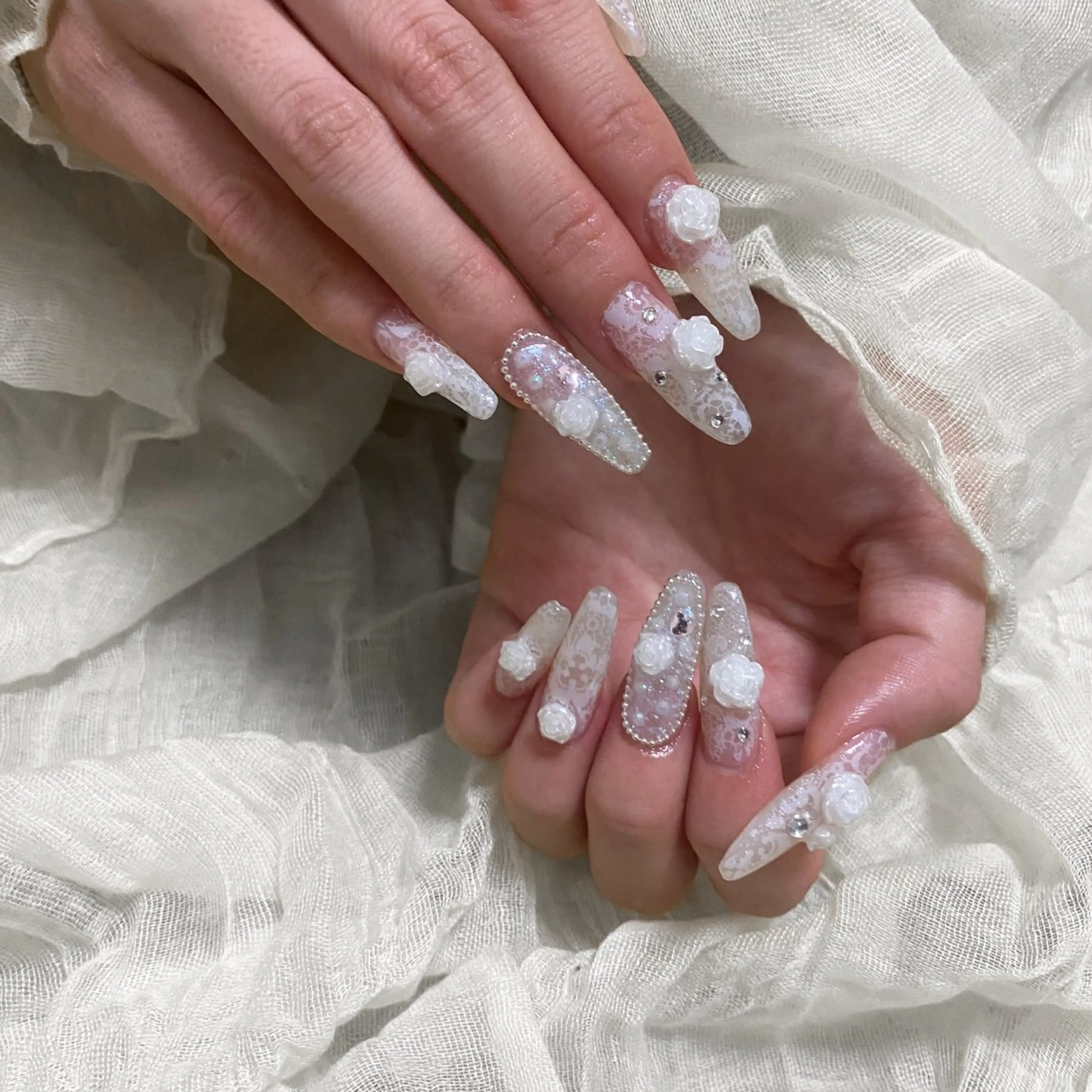 ネイル レース ハンドネイル nailsalon - Tino -のネイルデザイン