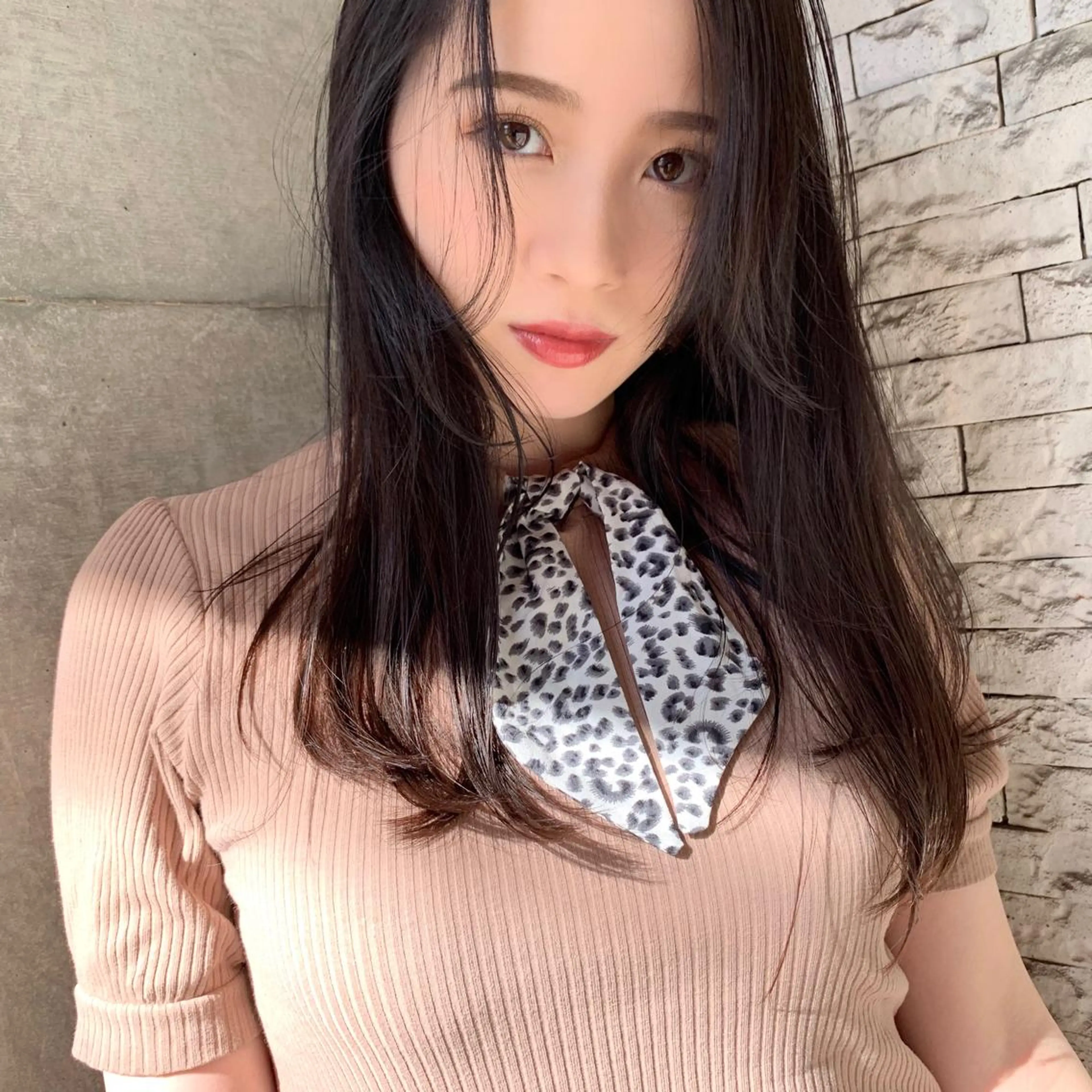 ロング カラー 黒髪 ロング カット ヘアカラー 上川 美幸のヘアスタイル