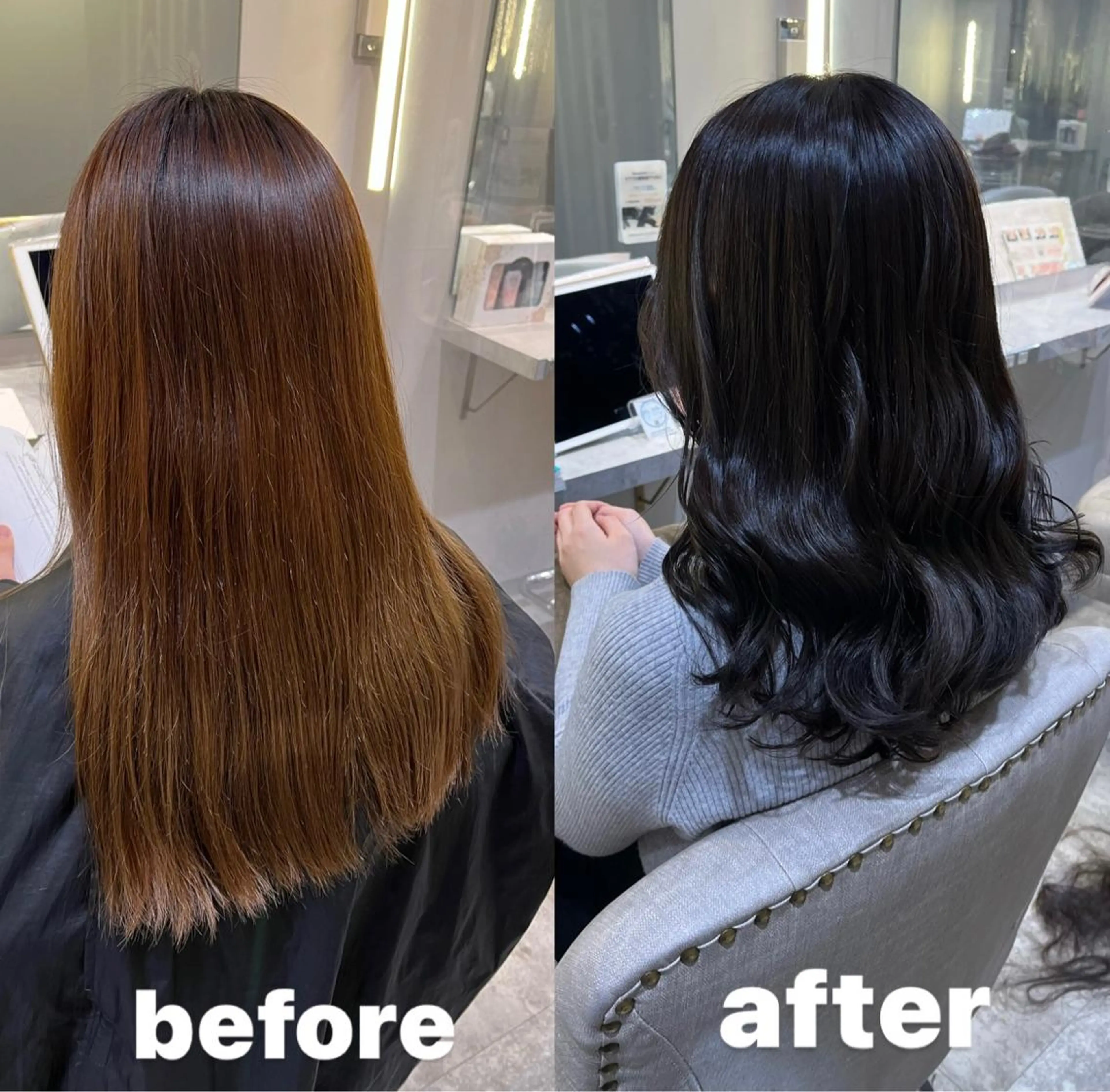 セミロング トリートメント RIYA❤︎ Aujuaソムリエのヘアスタイル