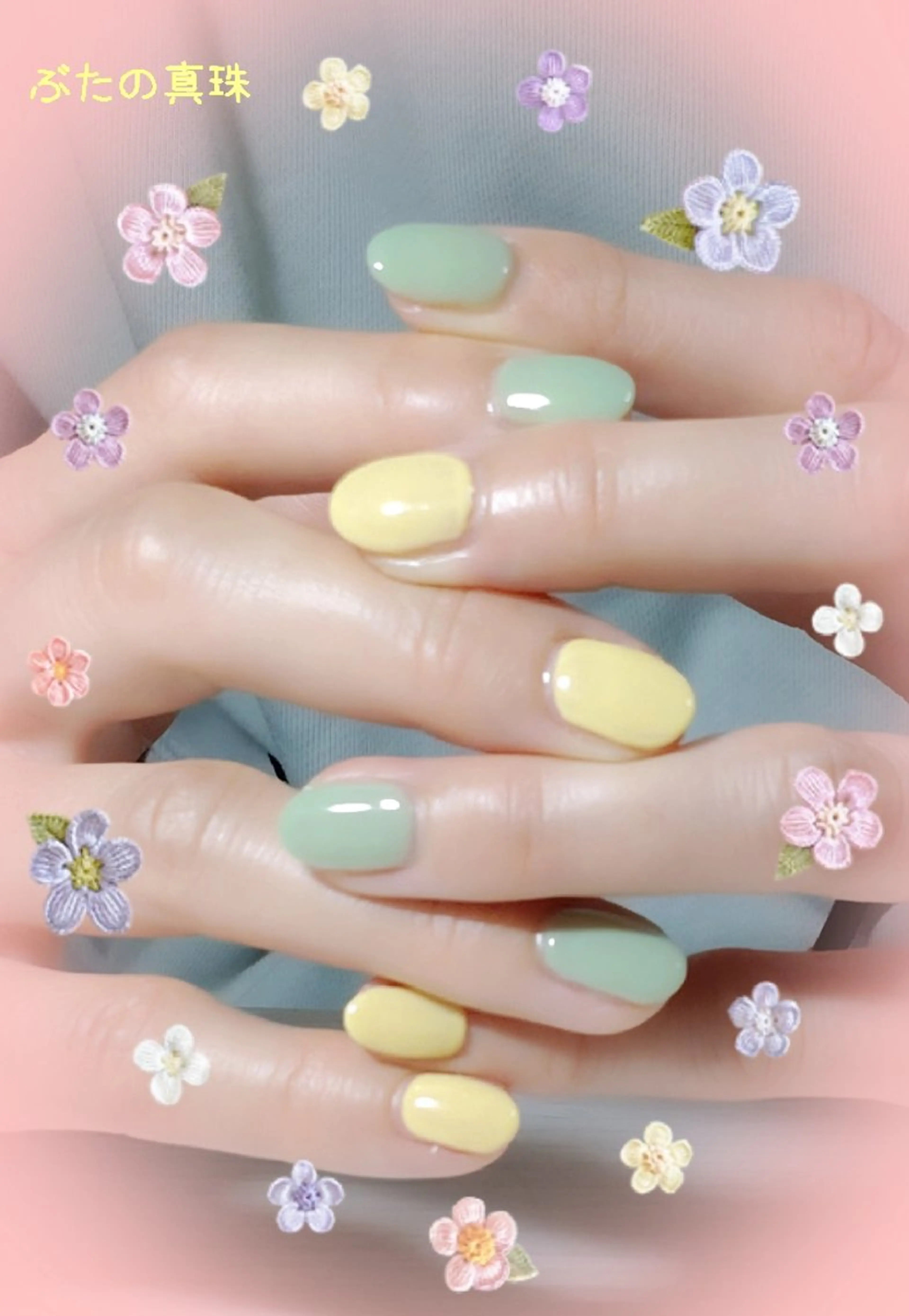 ネイル ワンカラーネイル ハンドネイル 林 珠里のネイルデザイン