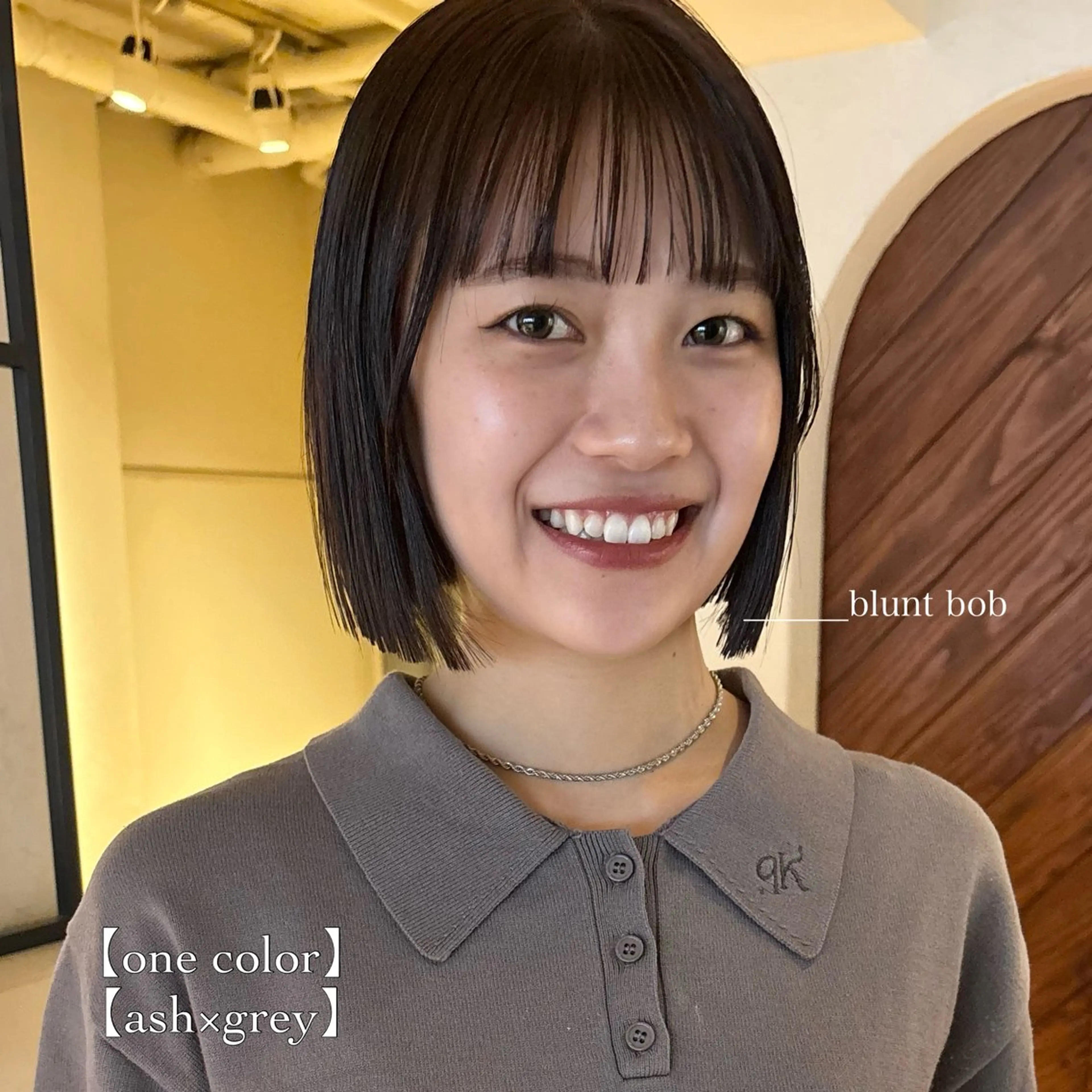 ミディアム カラー カット ヘアカラー ⌇🌹透明感カラー 🌹ᴍᴇɢᴜᴍɪ ⌇のヘアスタイル