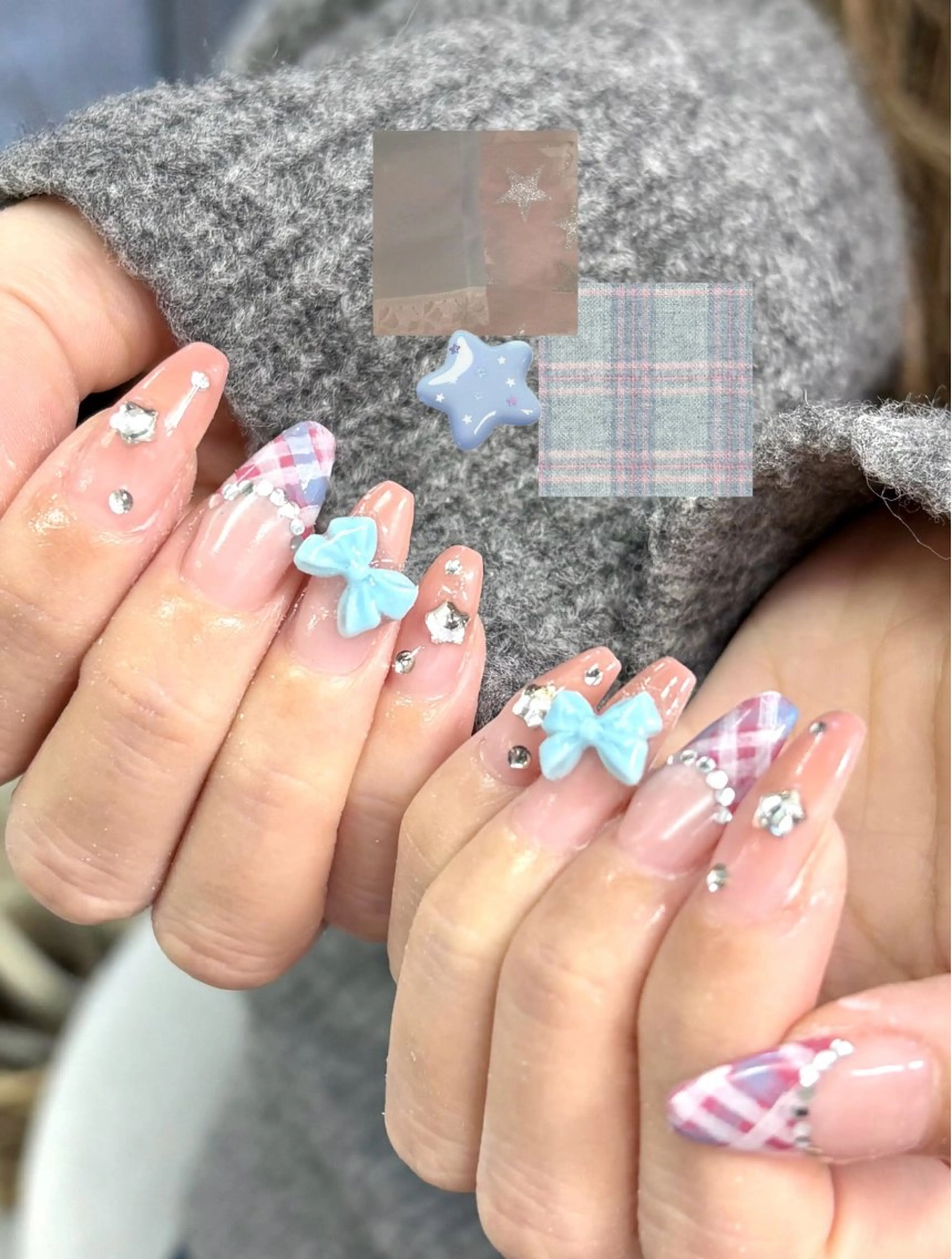 ネイル アートネイル 持ち込み Nailsalon mui.所属・中家 亜紗子のネイルデザイン