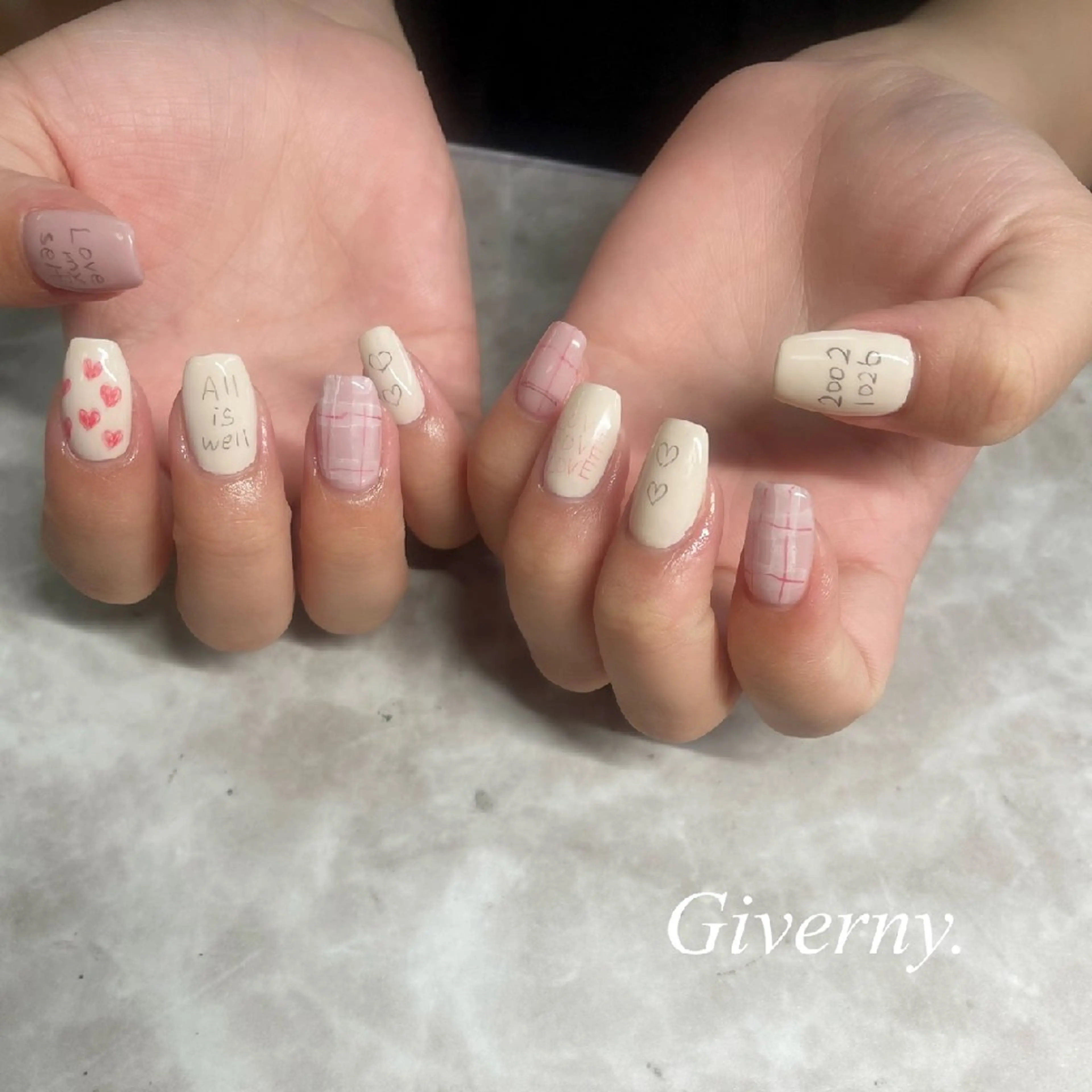 ネイル ハンドネイル Giverny .のネイルデザイン