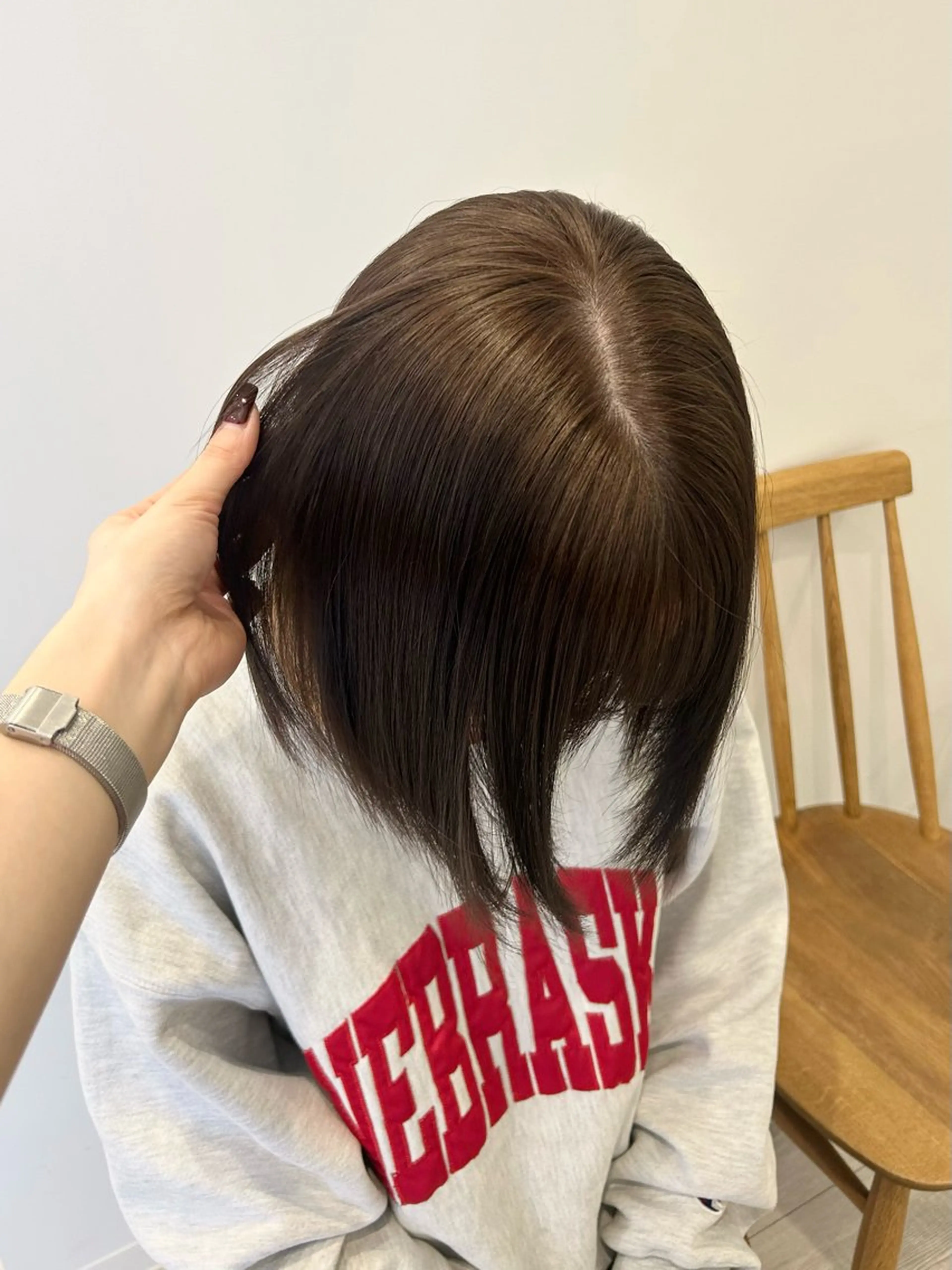 カラー レイヤーカット/長岡 グレージュ/マユ🎀のヘアスタイル