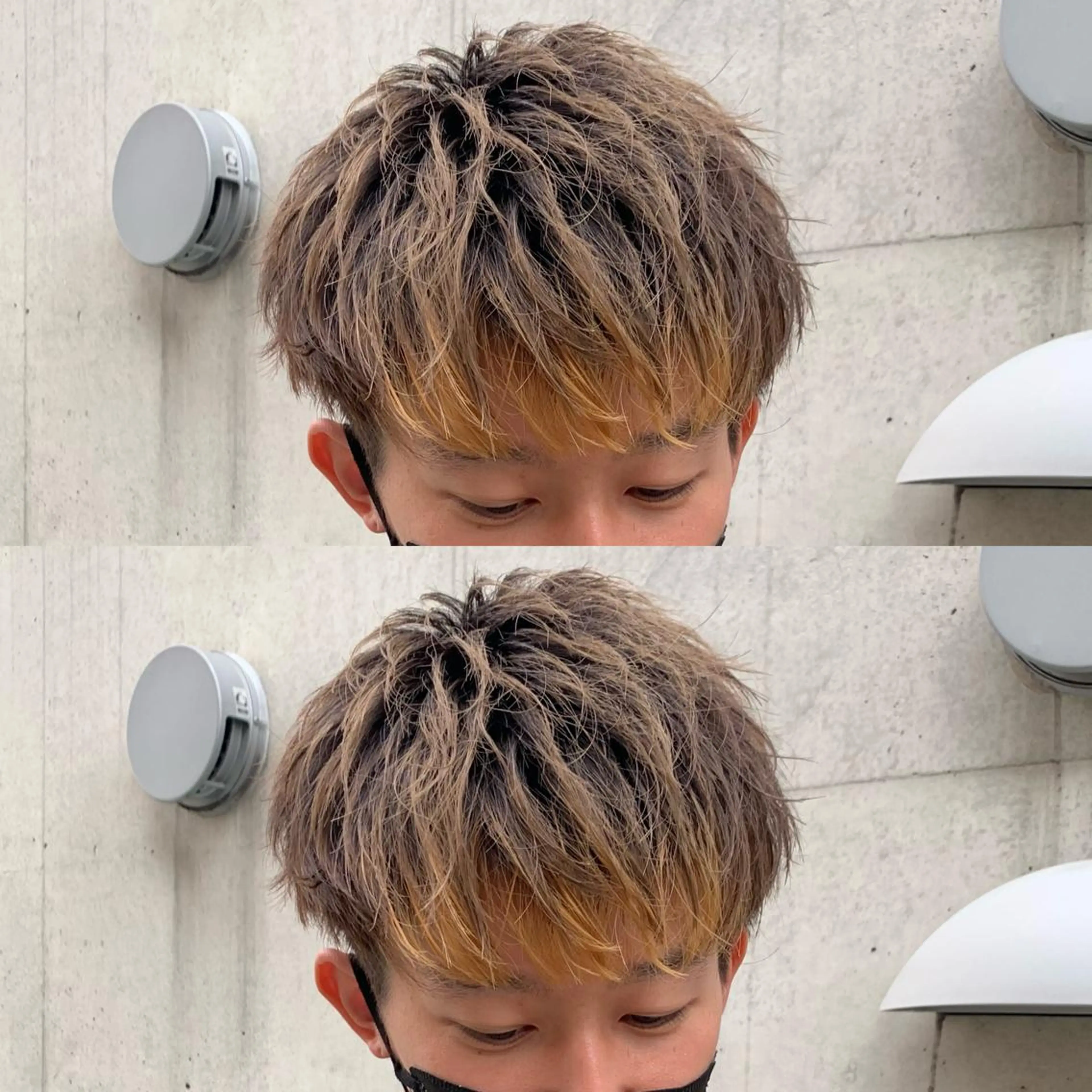 ショート ヘアアレンジ メンズ マッシュ メンズパーマの達人 🌟川内絵人のヘアスタイル