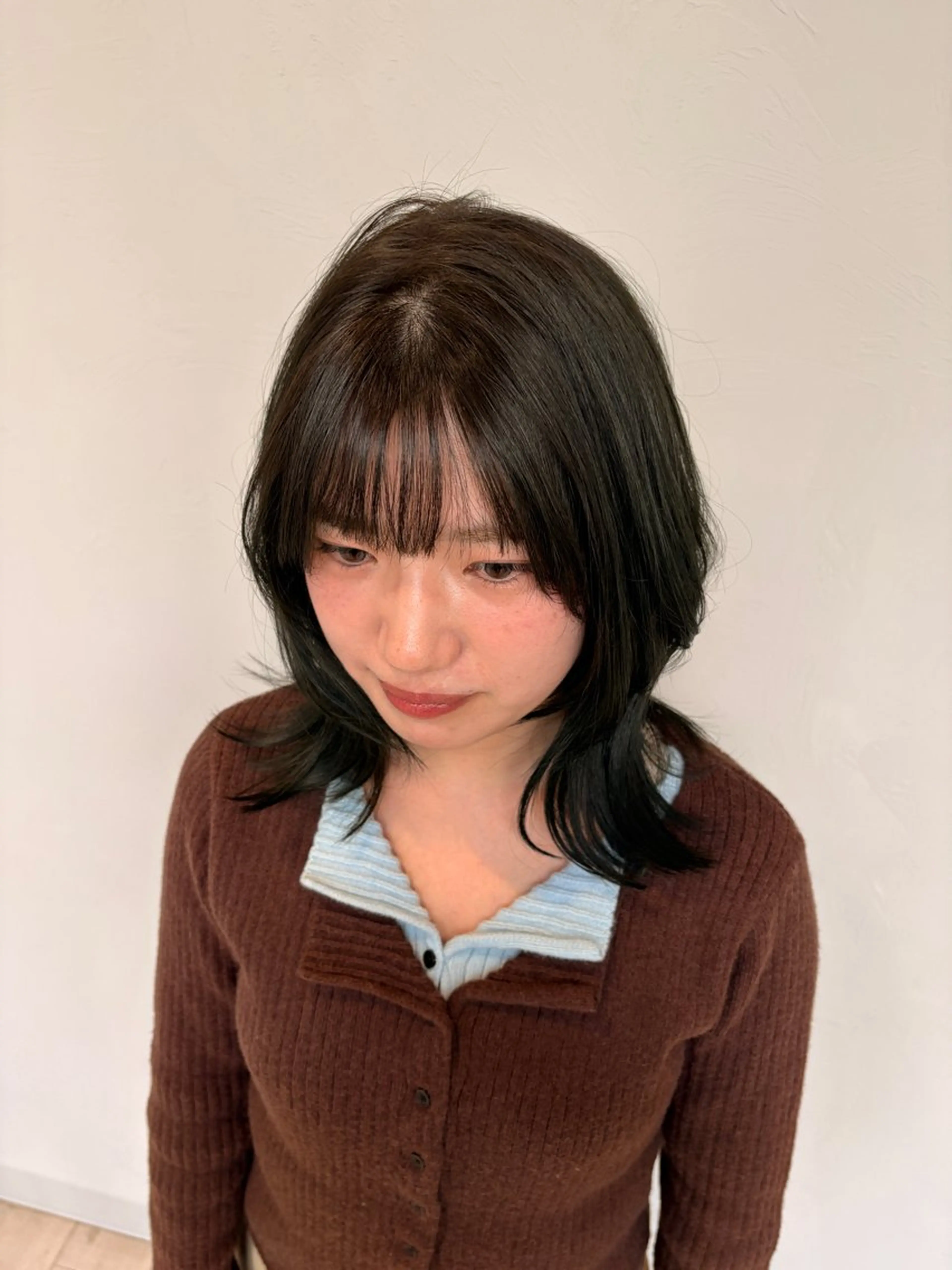 カラー グレージュ オリーブグレージュ オリーブグレー miyu/天神/ ブリーチなし透明感のヘアスタイル