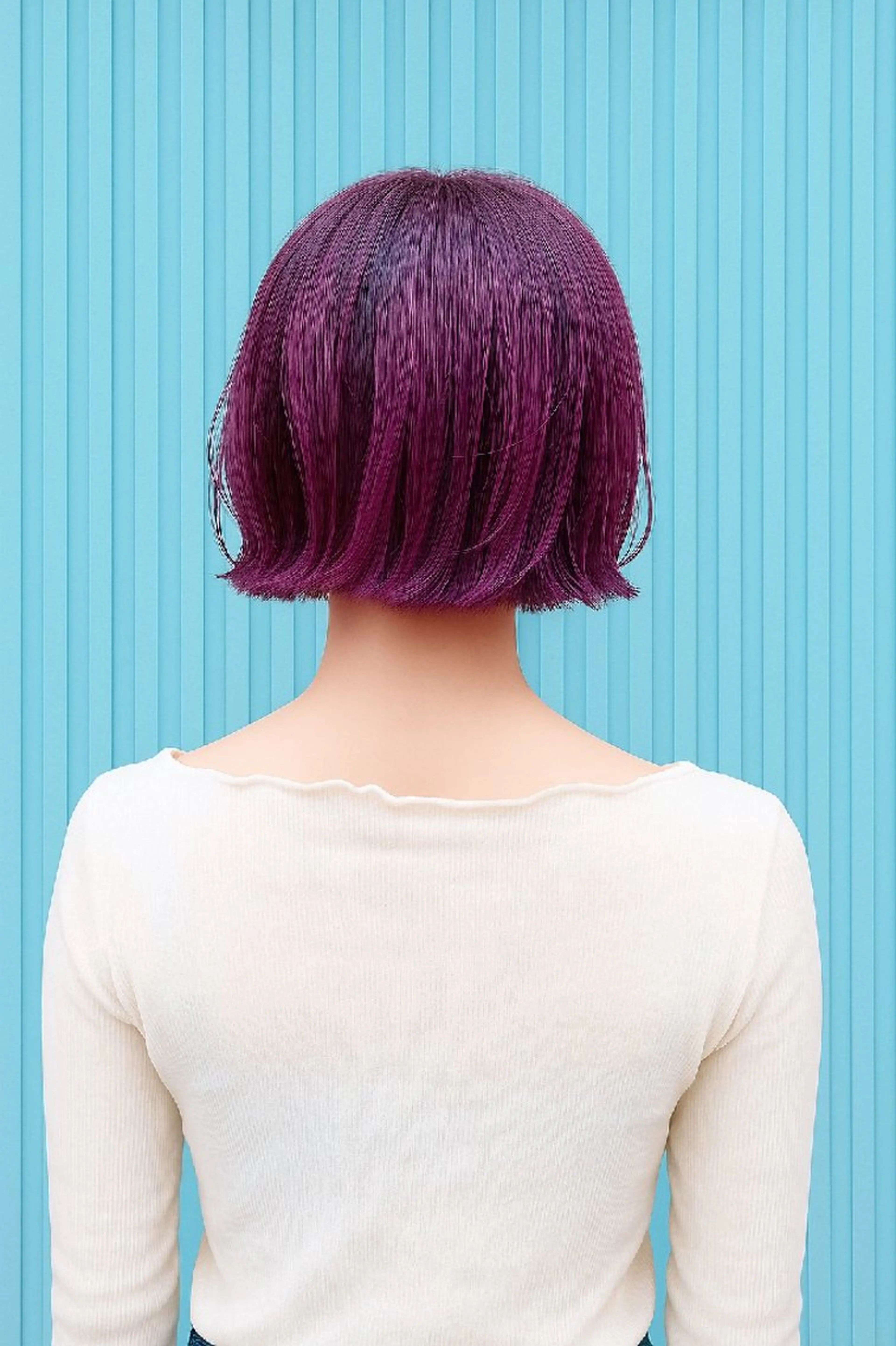 ミディアム 髪質改善＆白髪ぼかし カラー♡店長みやけ♡のヘアスタイル