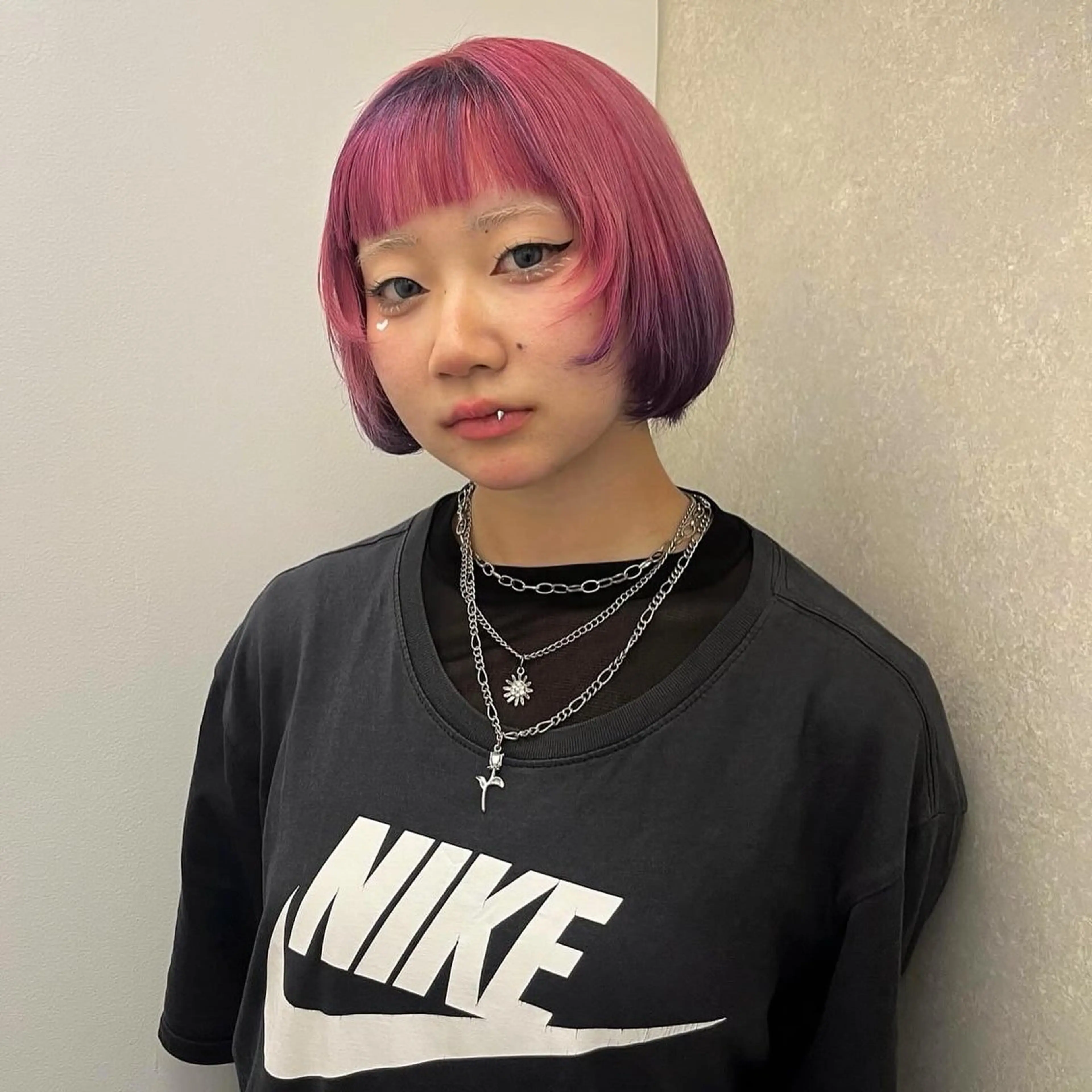 ミディアム ハイトーンカラー 🌙Mina🌙のヘアスタイル