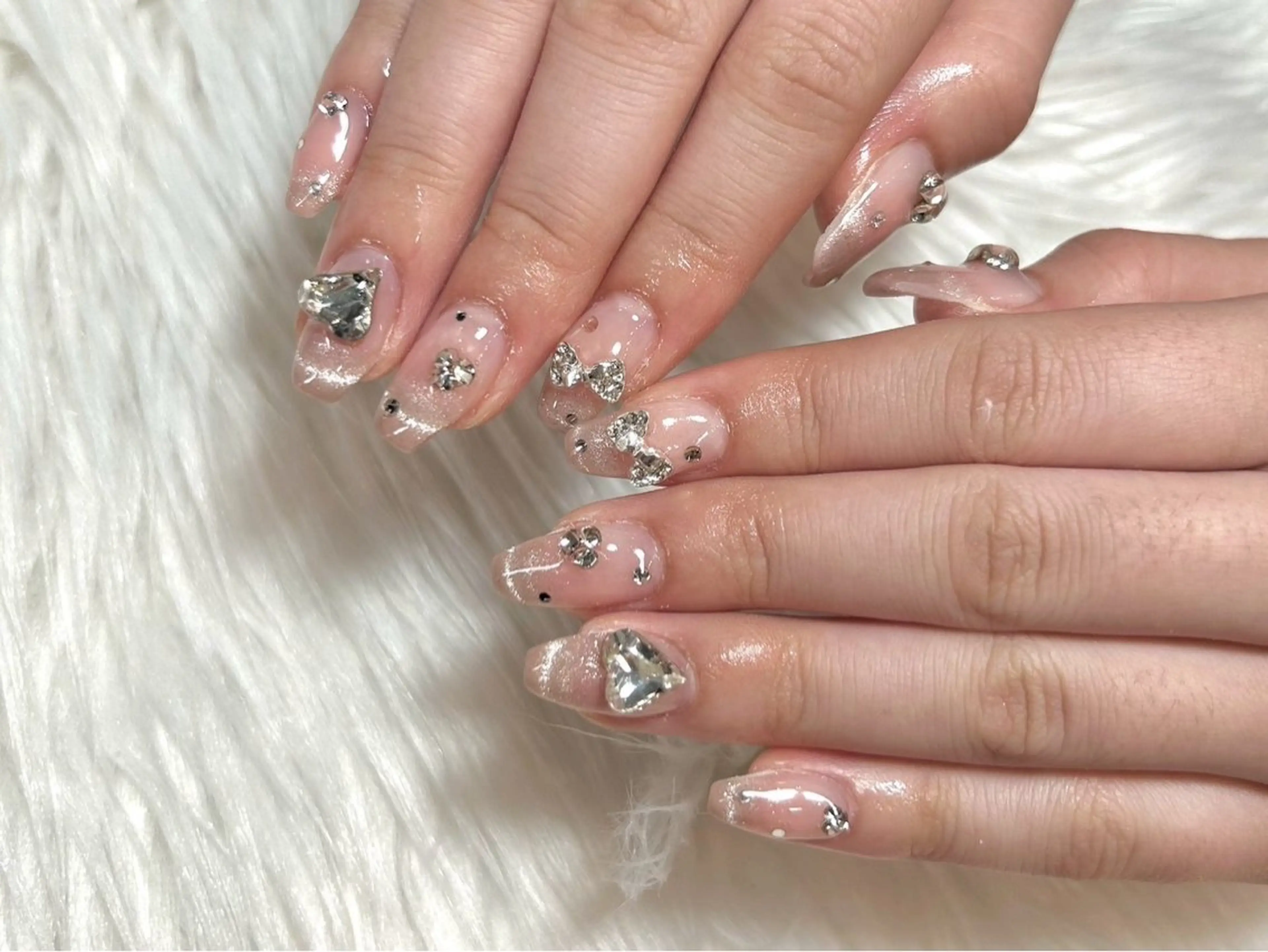 ネイル フレンチネイル マグネットネイル マグネットフレンチ joieange hinakoのネイルデザイン