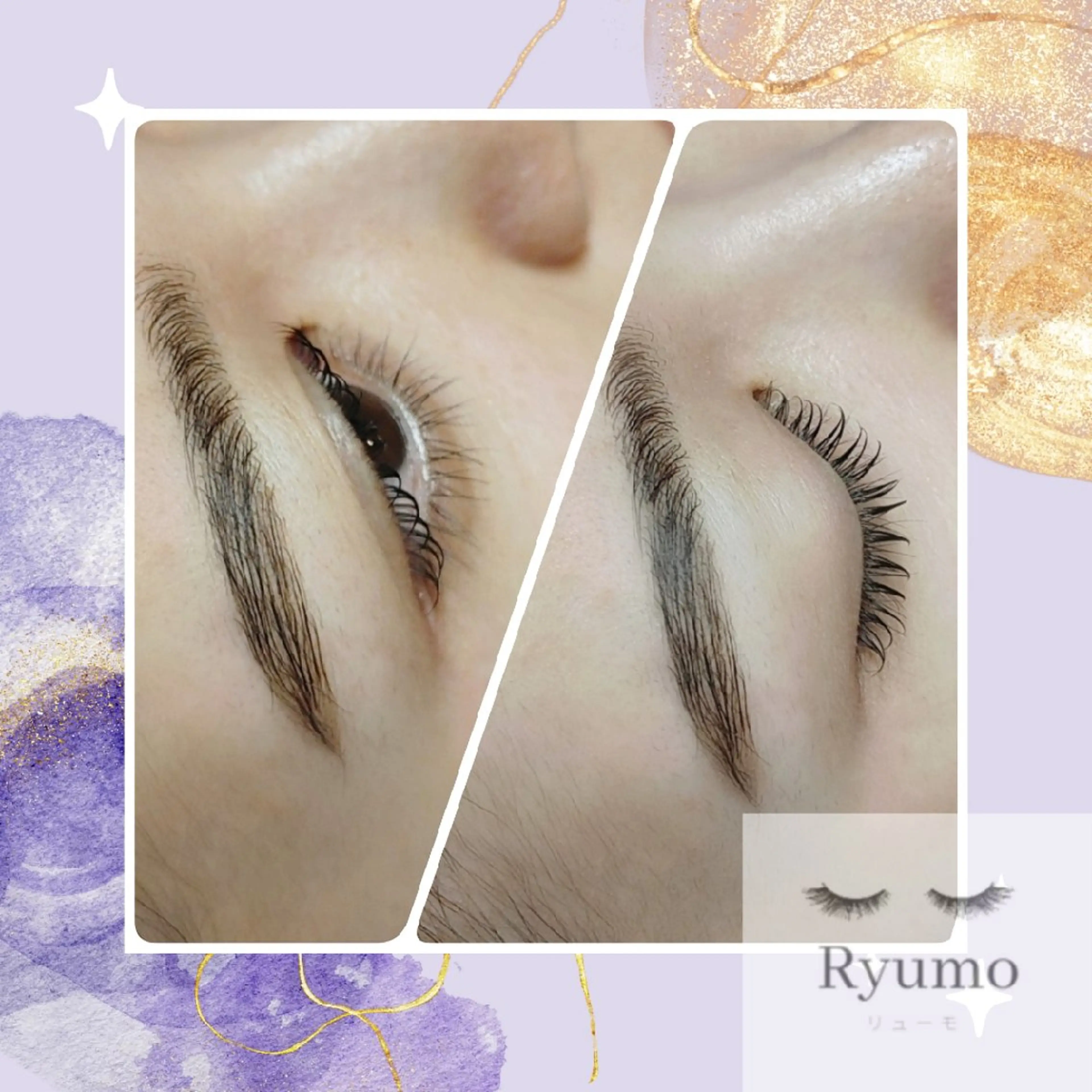 マツエク・マツパ Ryumoリューモ 山﨑のマツエク・マツパデザイン