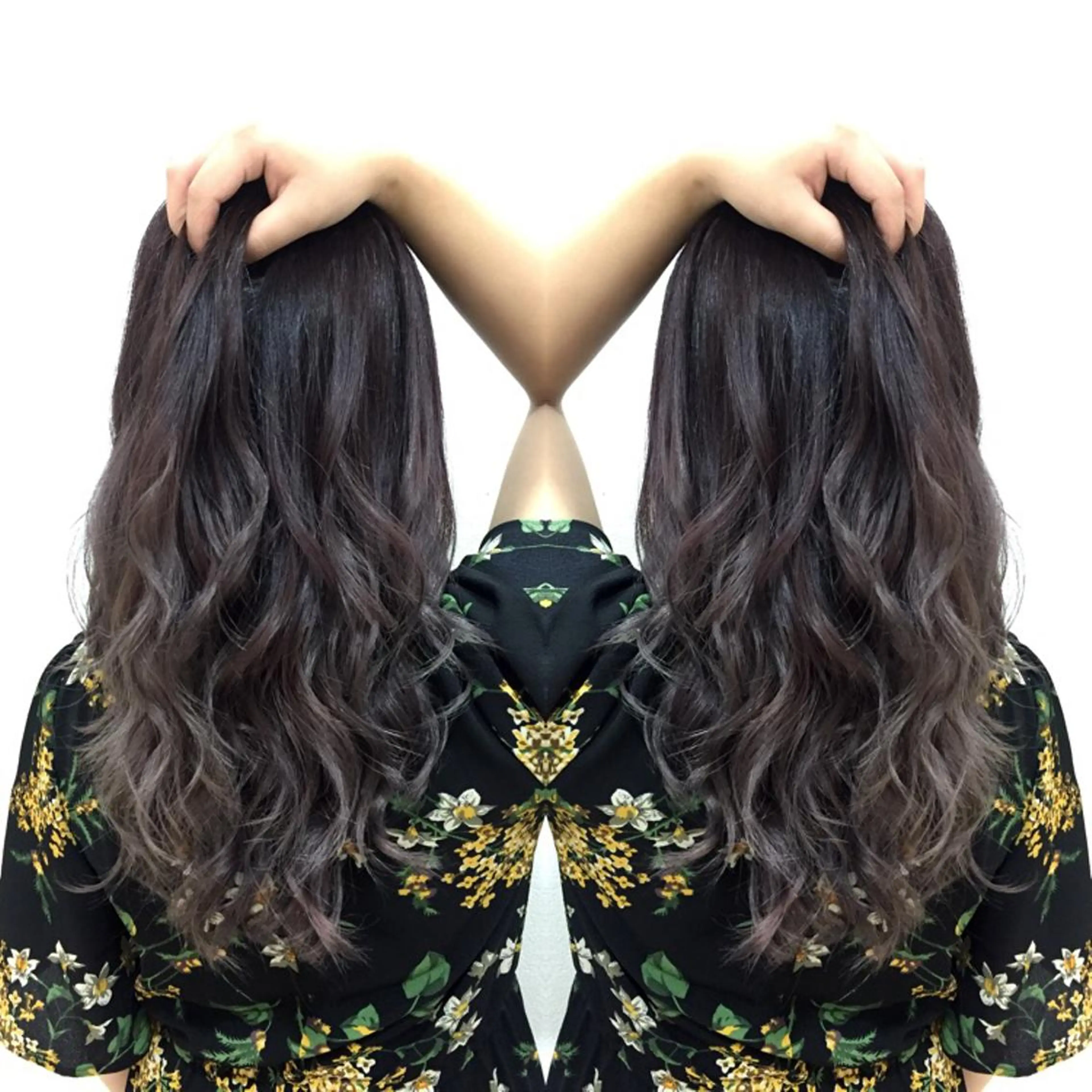 ミディアム カラー グラデーションカラー 髪質改善特化サロン ICONIQ天神店のヘアスタイル