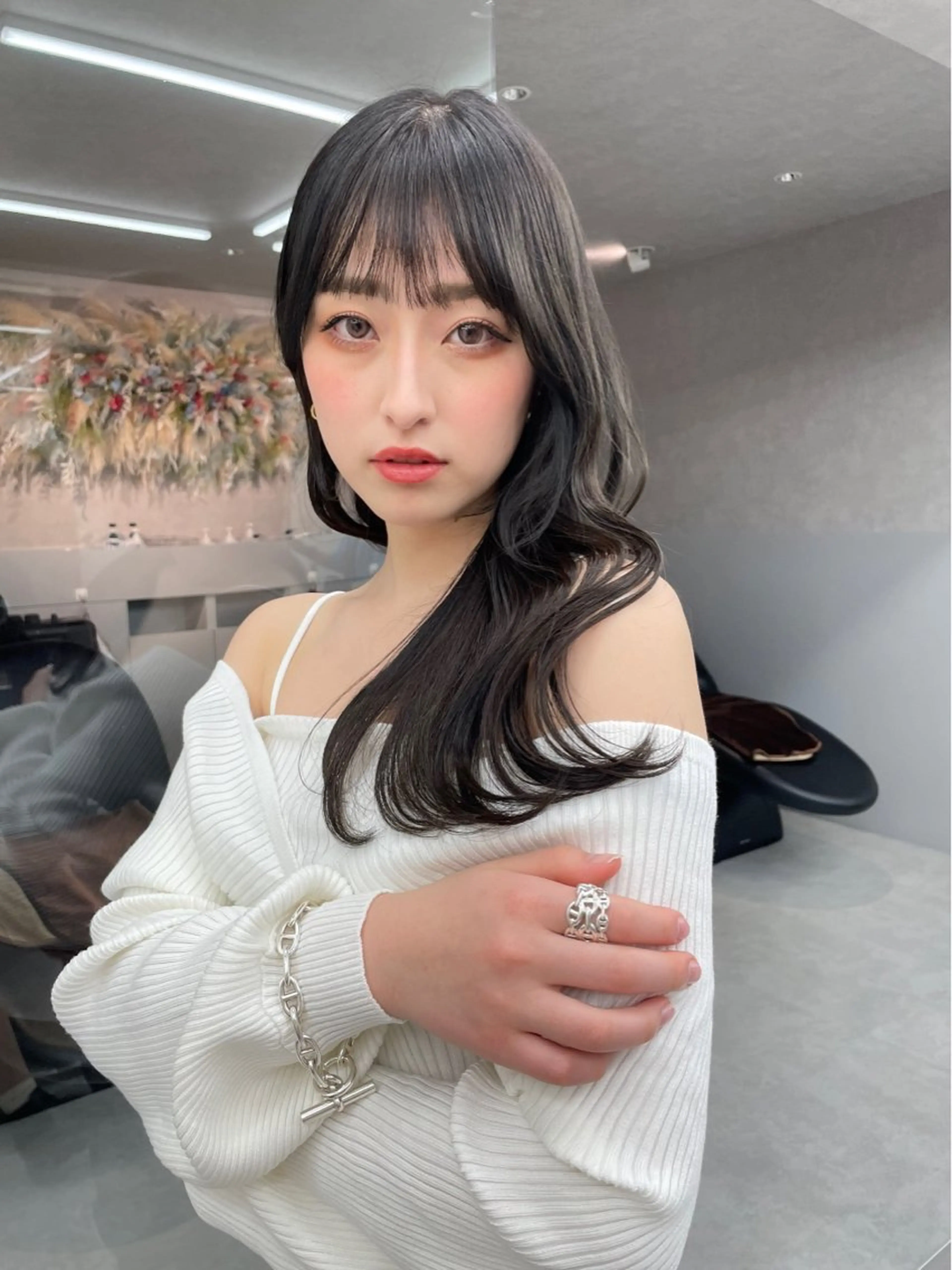 ロング カラー 韓国ヘア/レイヤー Londエレンのヘアスタイル