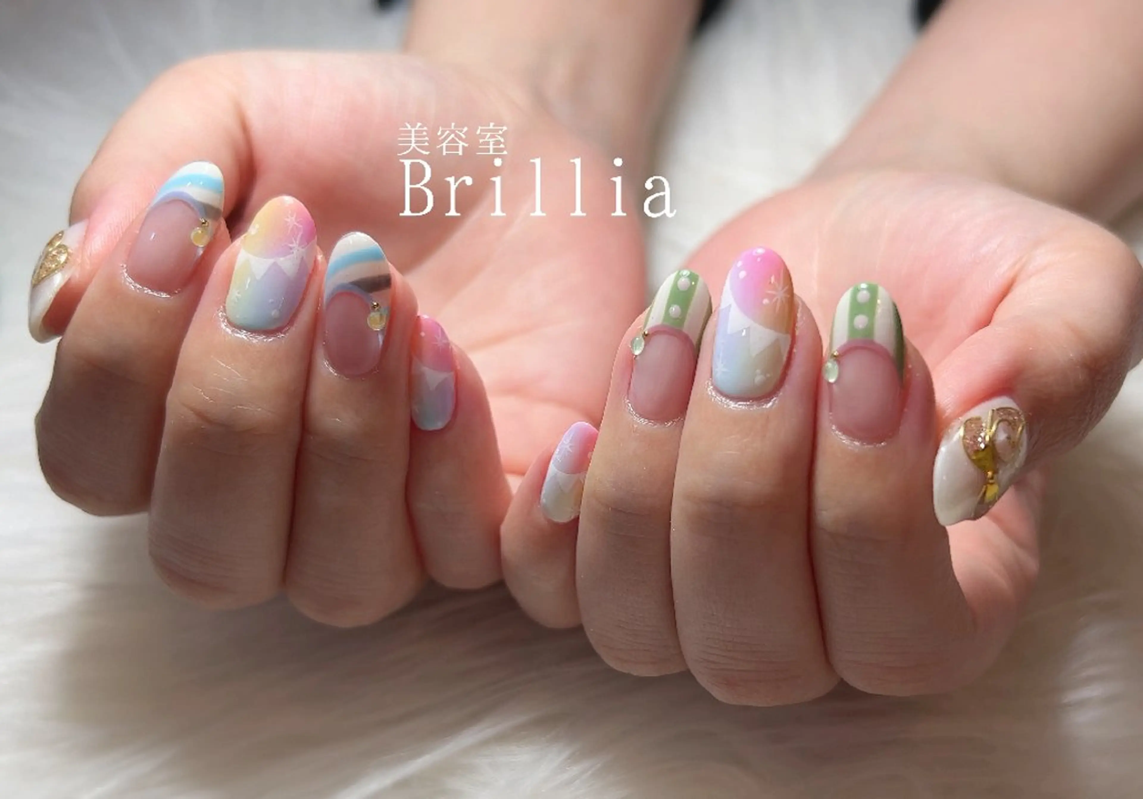 ネイル ハンドネイル 柴田 彩のネイルデザイン