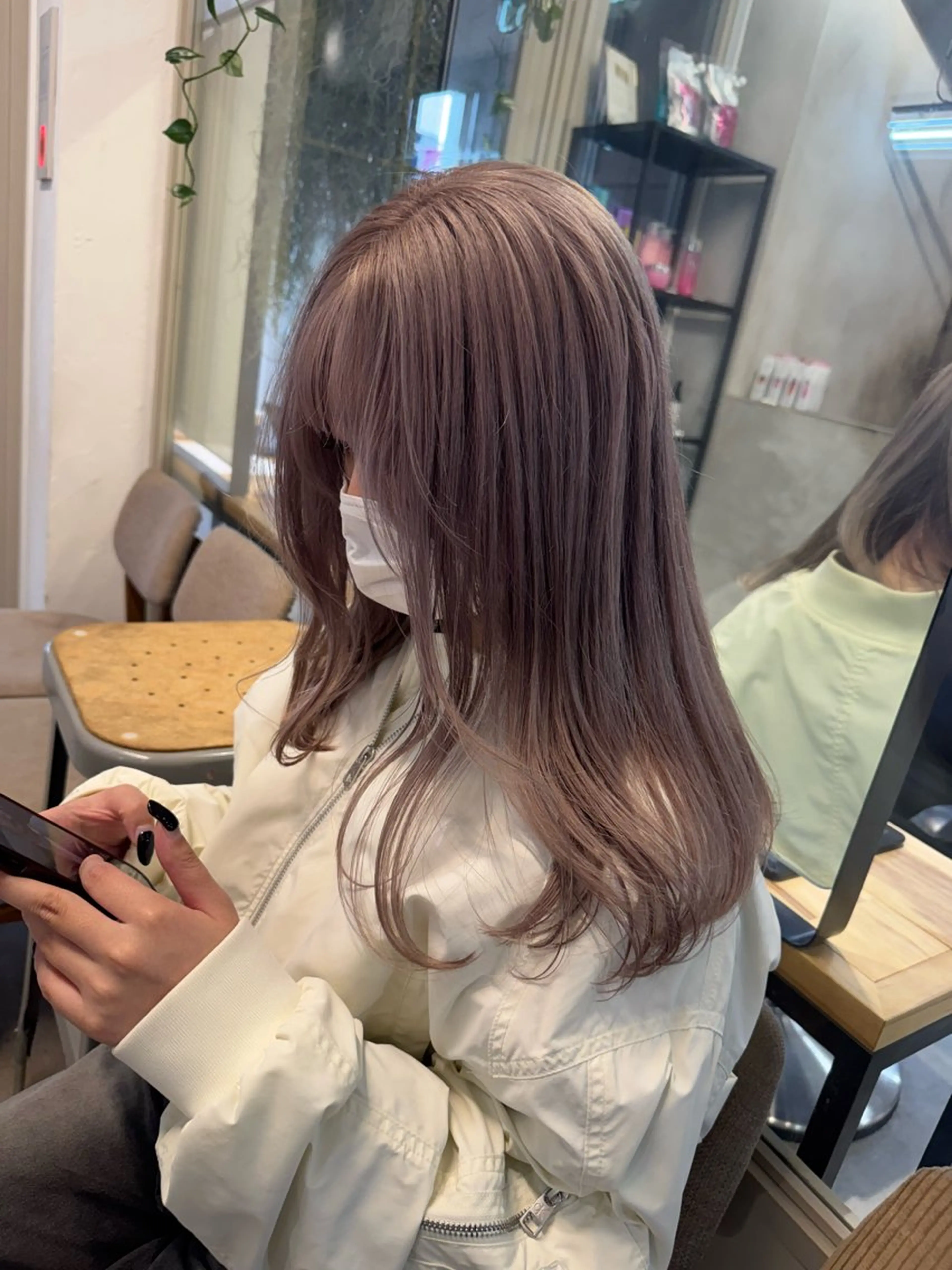 ロング カラー カット ヘアカラー トリートメント 艶カラー 🤍🫧/makoのヘアスタイル