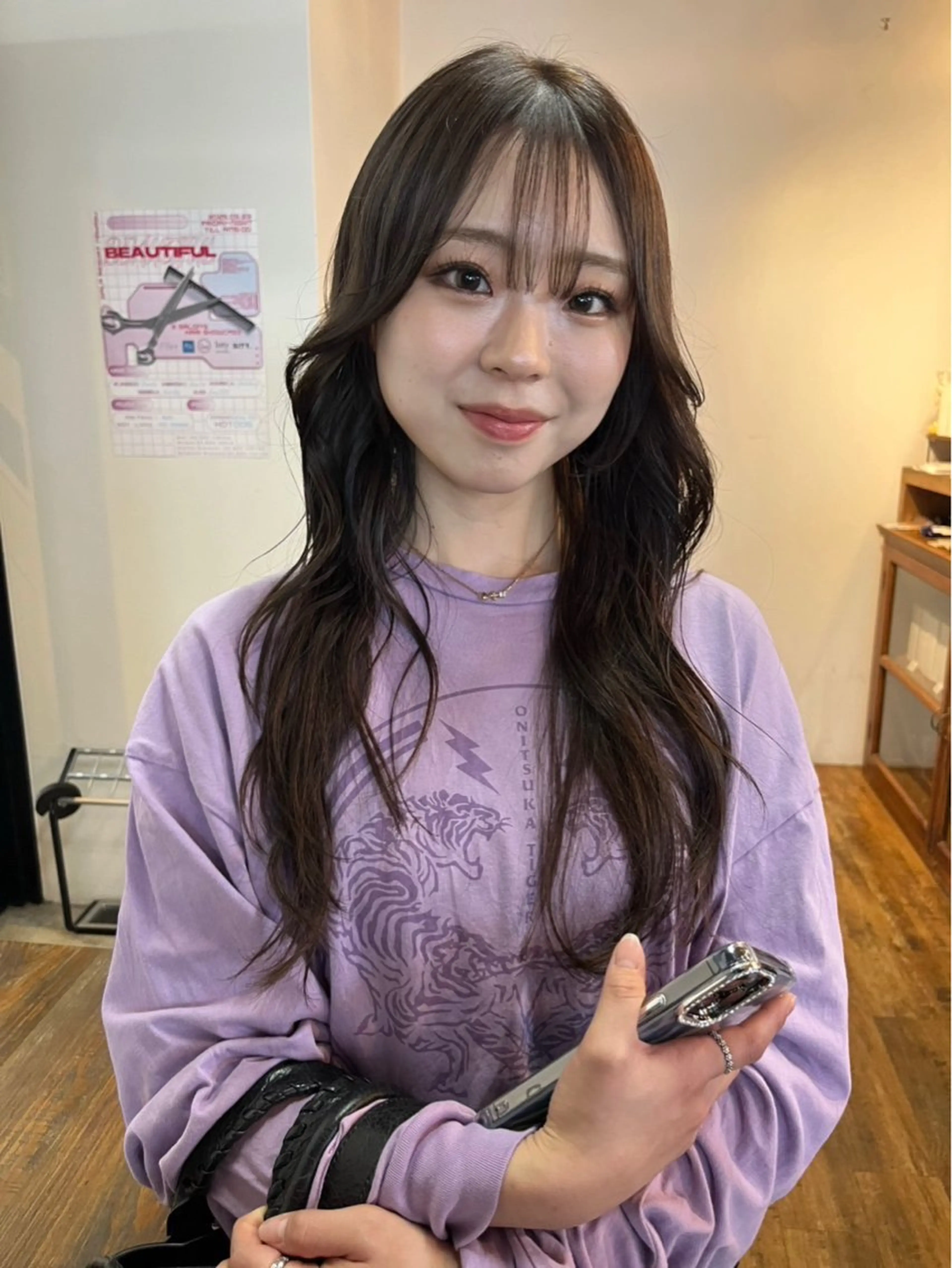 セミロング カラー ヘアカラー ケアブリーチ/ボブ/ honoのヘアスタイル