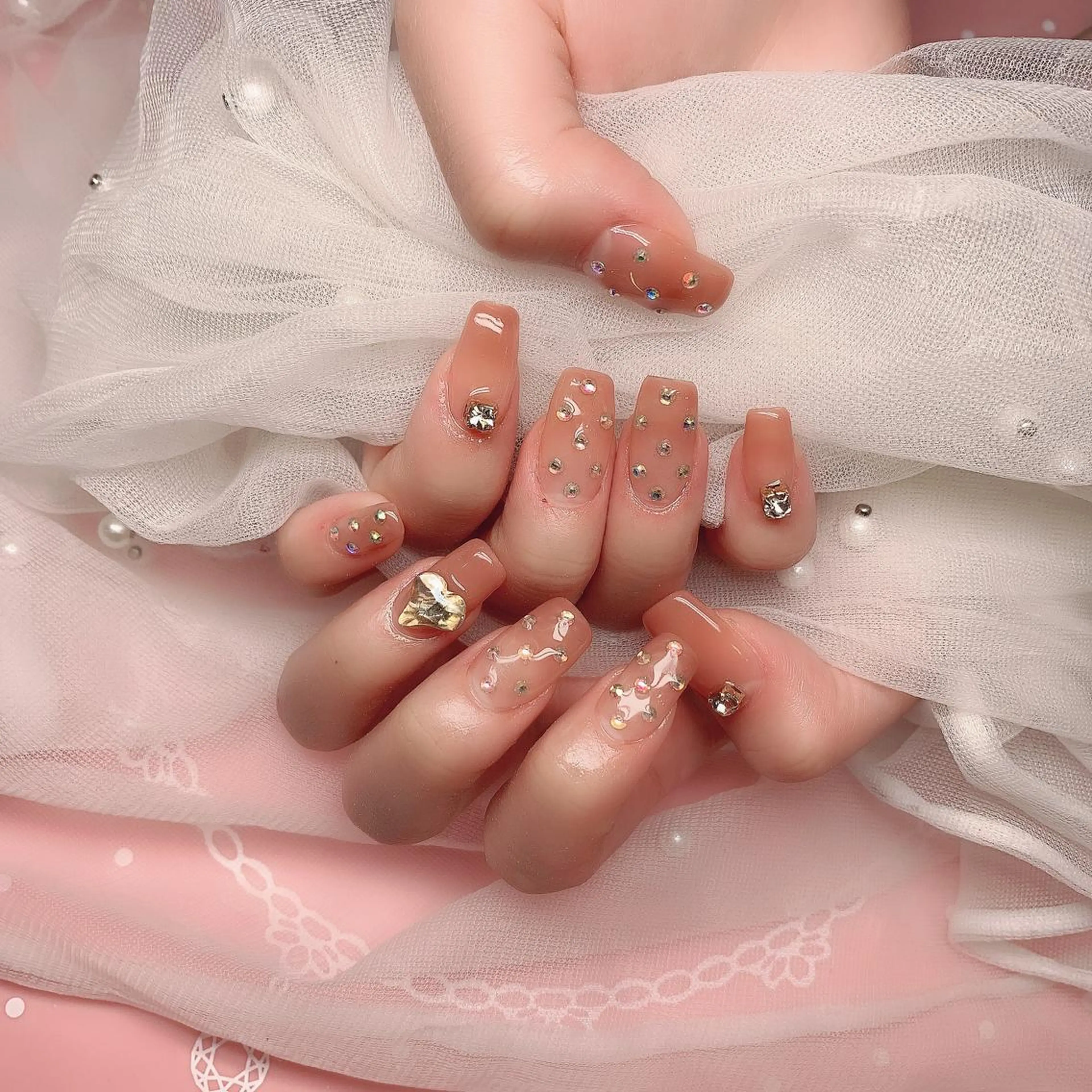 ネイル 長さ出し ネイルチップ Nail Salon kihi大塚店のネイルデザイン