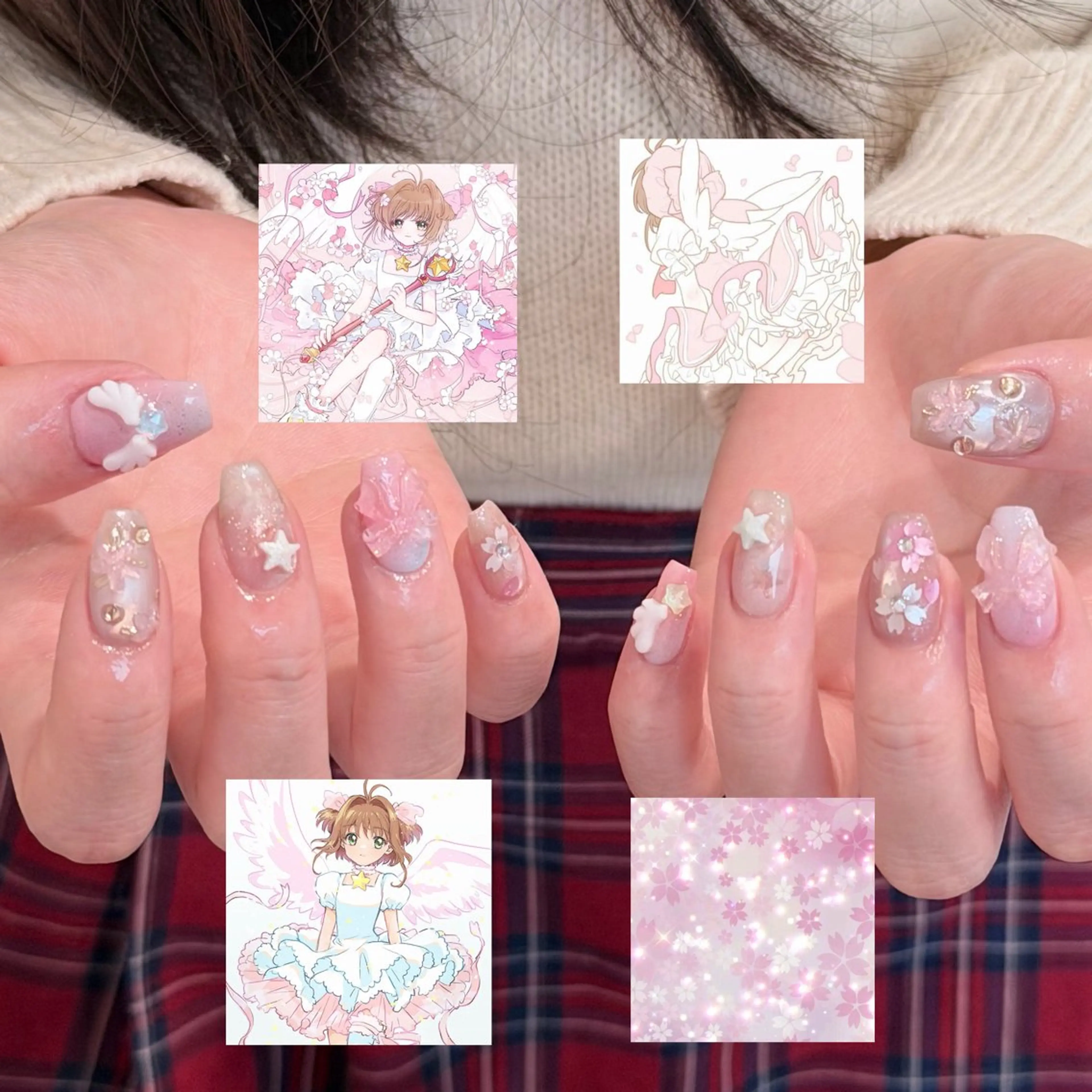 ネイル ハンドネイル 🎀 Hiyubi._.nail 🫧所属・🎀フェイ フェイ🫧💗のネイルデザイン
